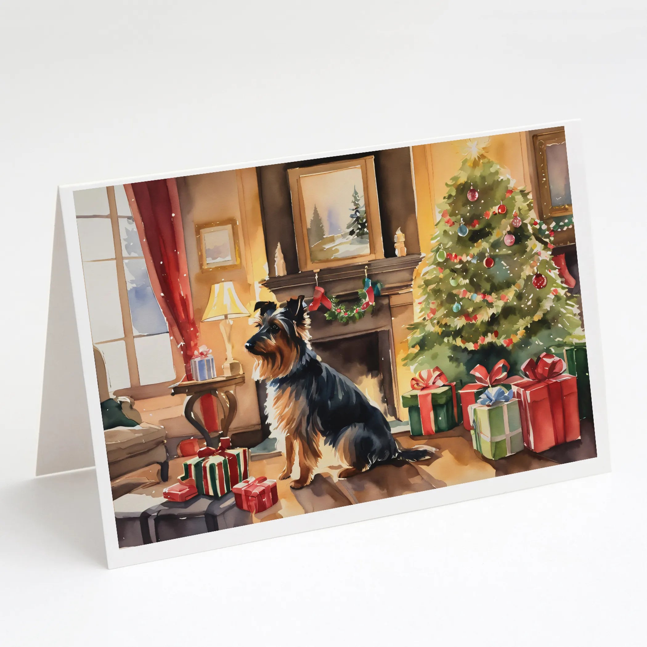 Cozy Christmas Greeting Cards  - Size: 5X7 | Pack Of: 8 | Collection name: Cozy christmas