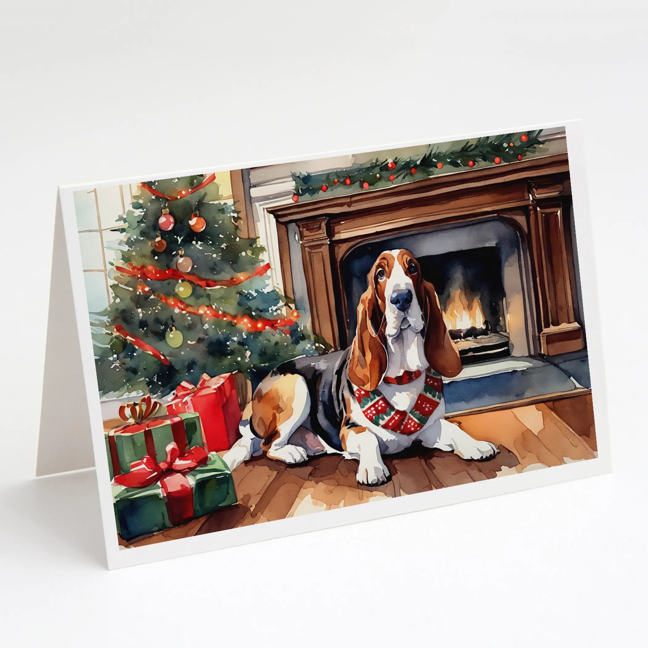 Cozy Christmas Greeting Cards  - Size: 5X7 | Pack Of: 8 | Collection name: Cozy christmas