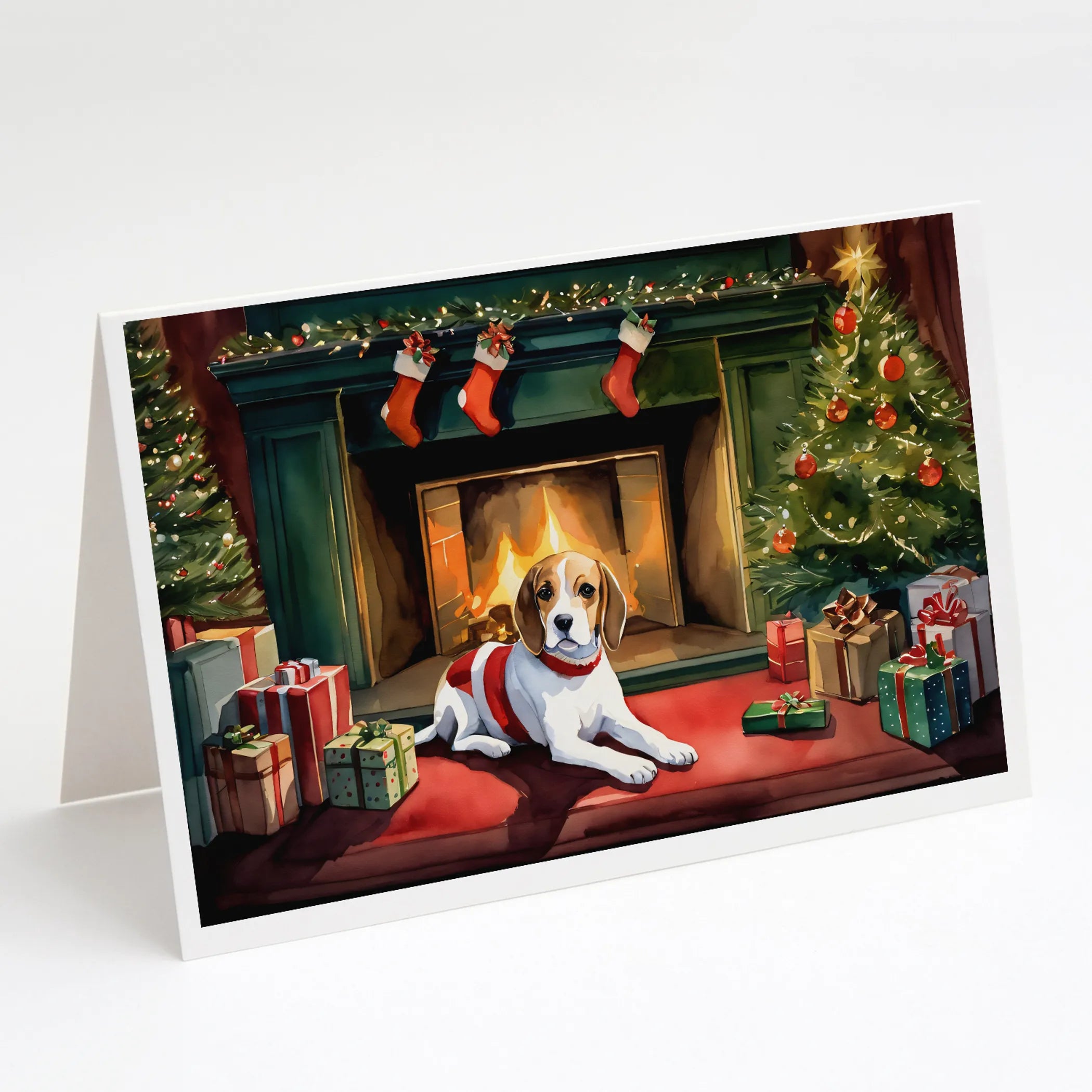 Cozy Christmas Greeting Cards  - Size: 5X7 | Pack Of: 8 | Collection name: Cozy christmas