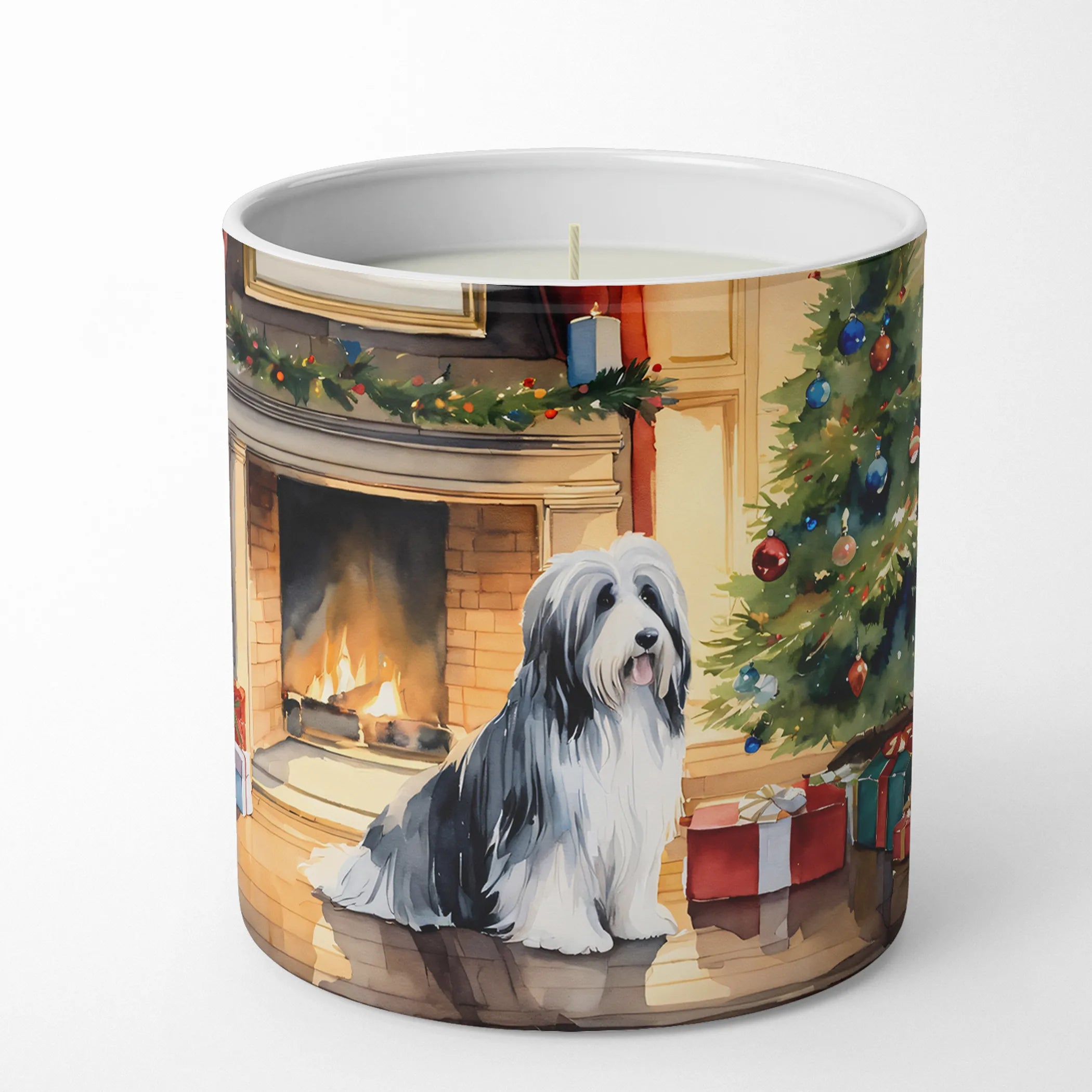 Cozy Christmas Decorative Soy Candle - Size: 10 OZ | Pack Of: 1 | Collection name: Cozy christmas