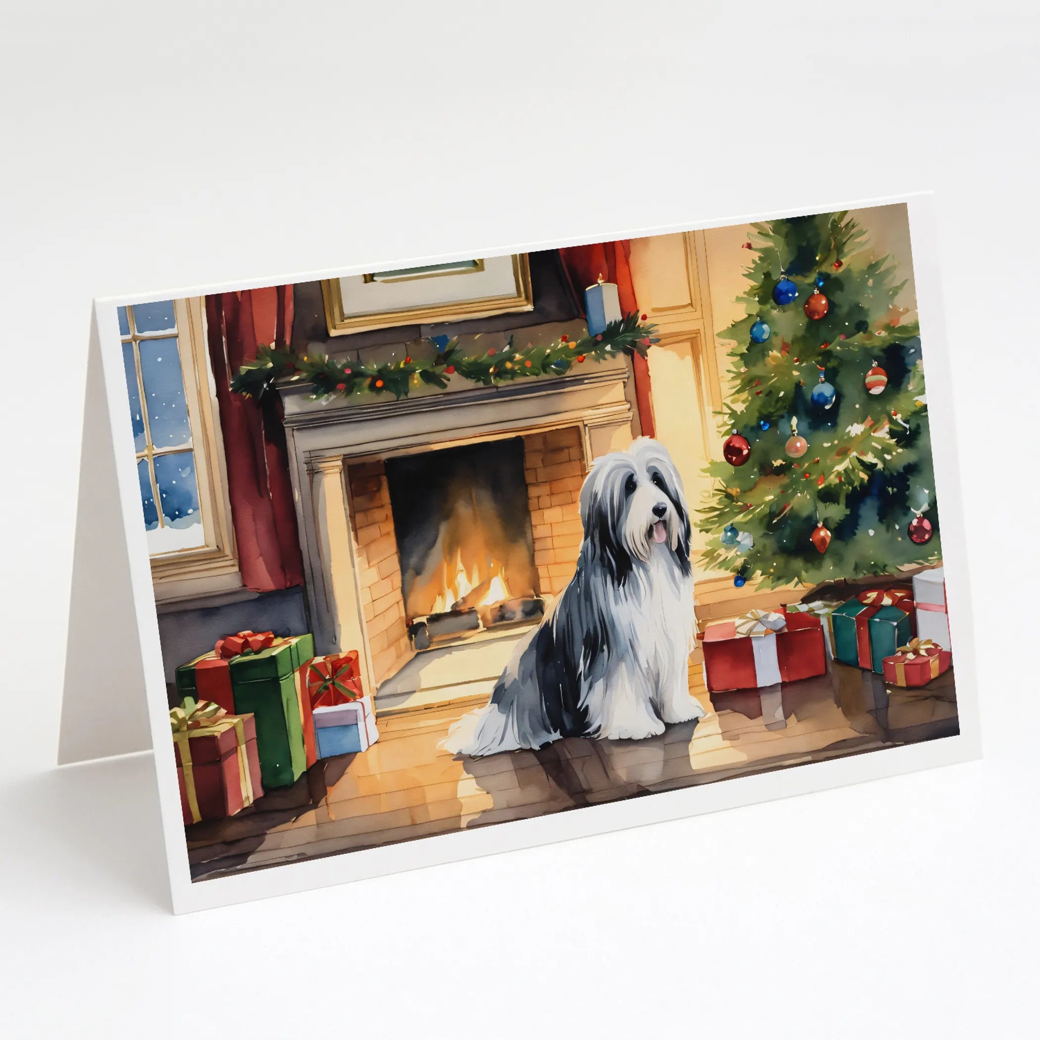 Cozy Christmas Greeting Cards  - Size: 5X7 | Pack Of: 8 | Collection name: Cozy christmas