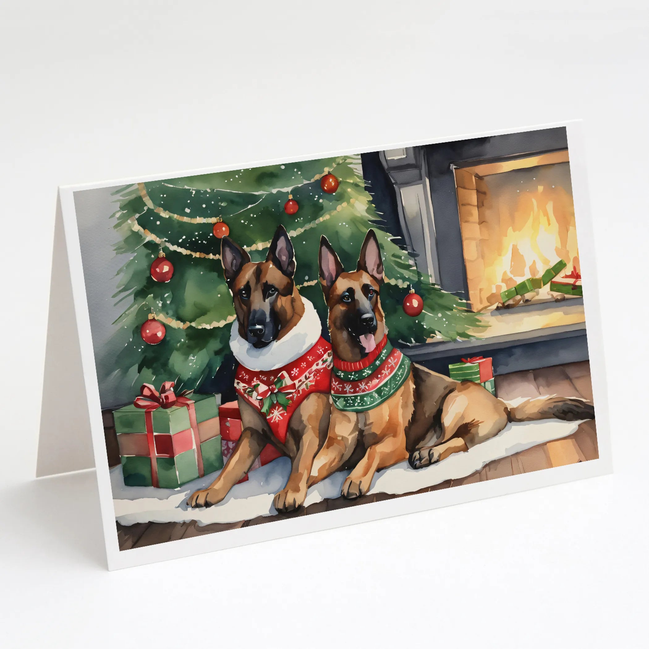 Cozy Christmas Greeting Cards  - Size: 5X7 | Pack Of: 8 | Collection name: Cozy christmas
