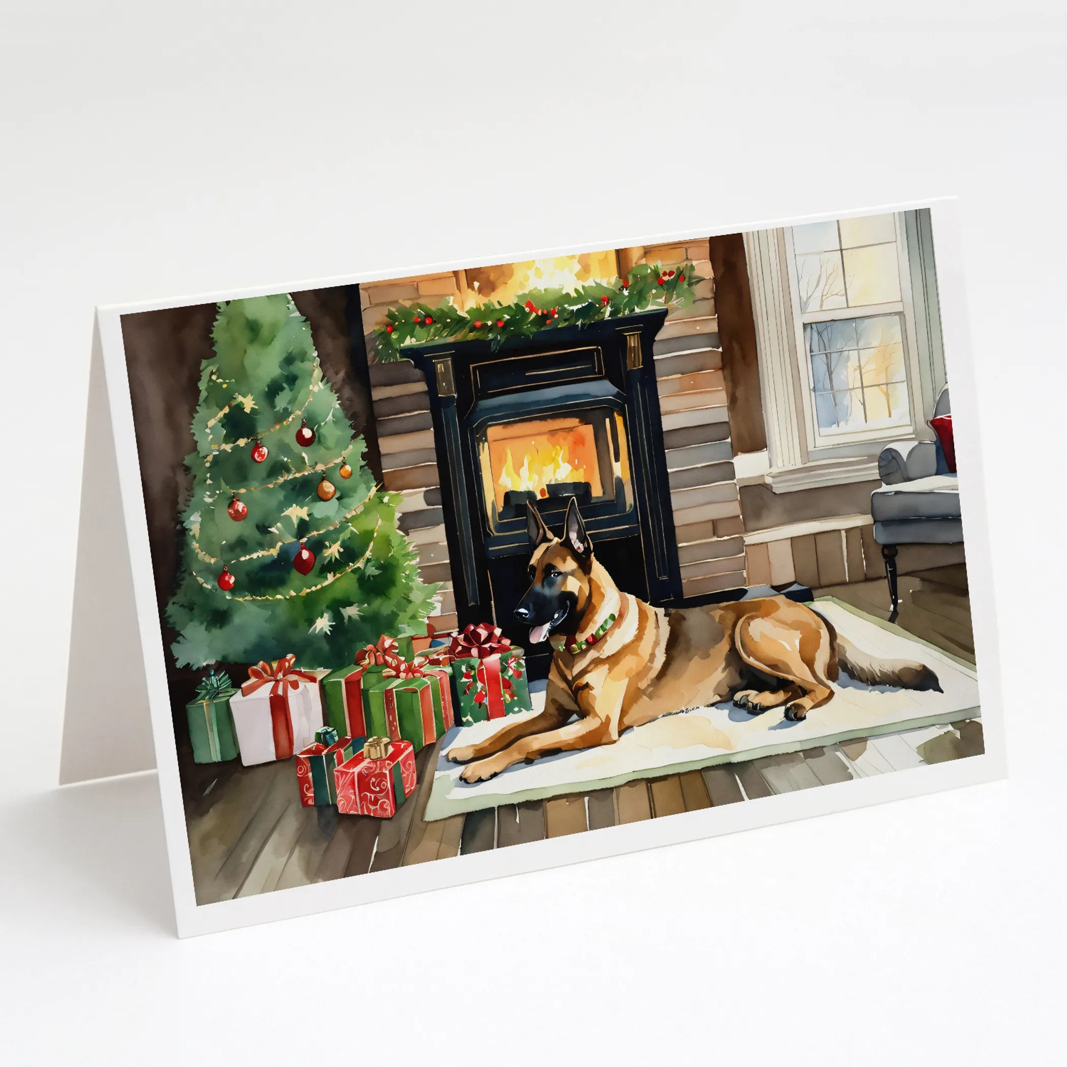 Cozy Christmas Greeting Cards  - Size: 5X7 | Pack Of: 8 | Collection name: Cozy christmas