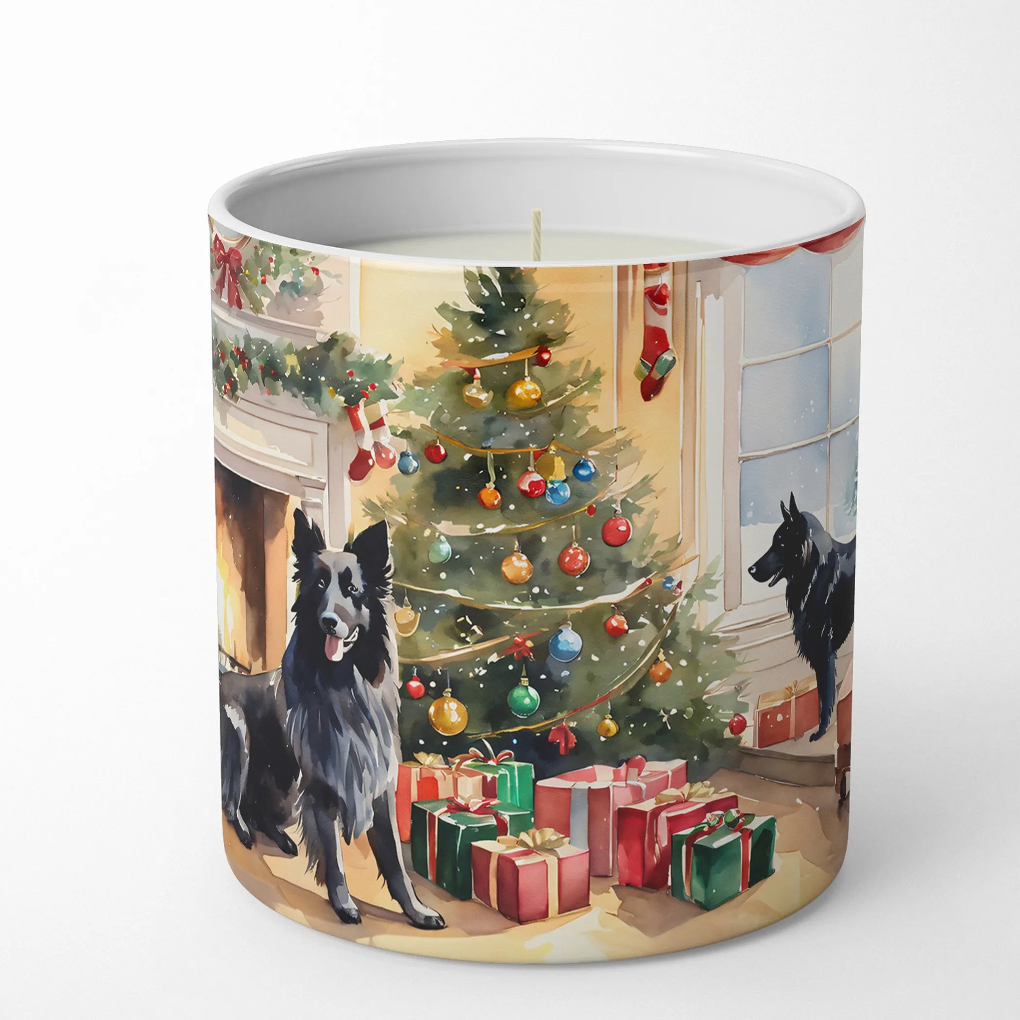 Cozy Christmas Decorative Soy Candle - Size: 10 OZ | Pack Of: 1 | Collection name: Cozy christmas
