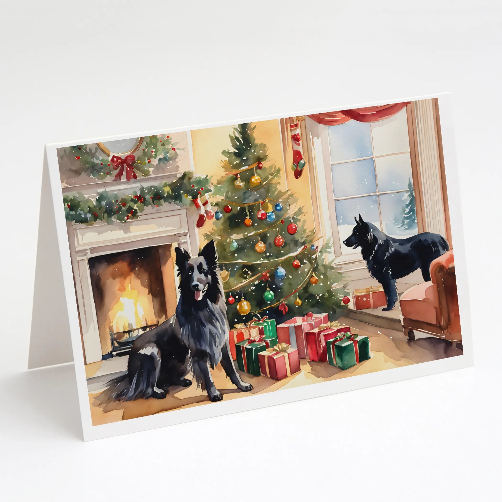 Cozy Christmas Greeting Cards  - Size: 5X7 | Pack Of: 8 | Collection name: Cozy christmas