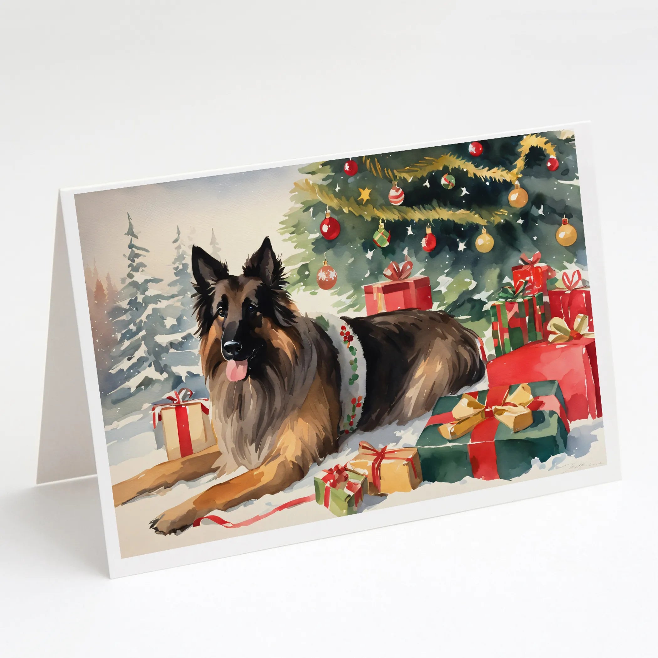 Cozy Christmas Greeting Cards  - Size: 5X7 | Pack Of: 8 | Collection name: Cozy christmas