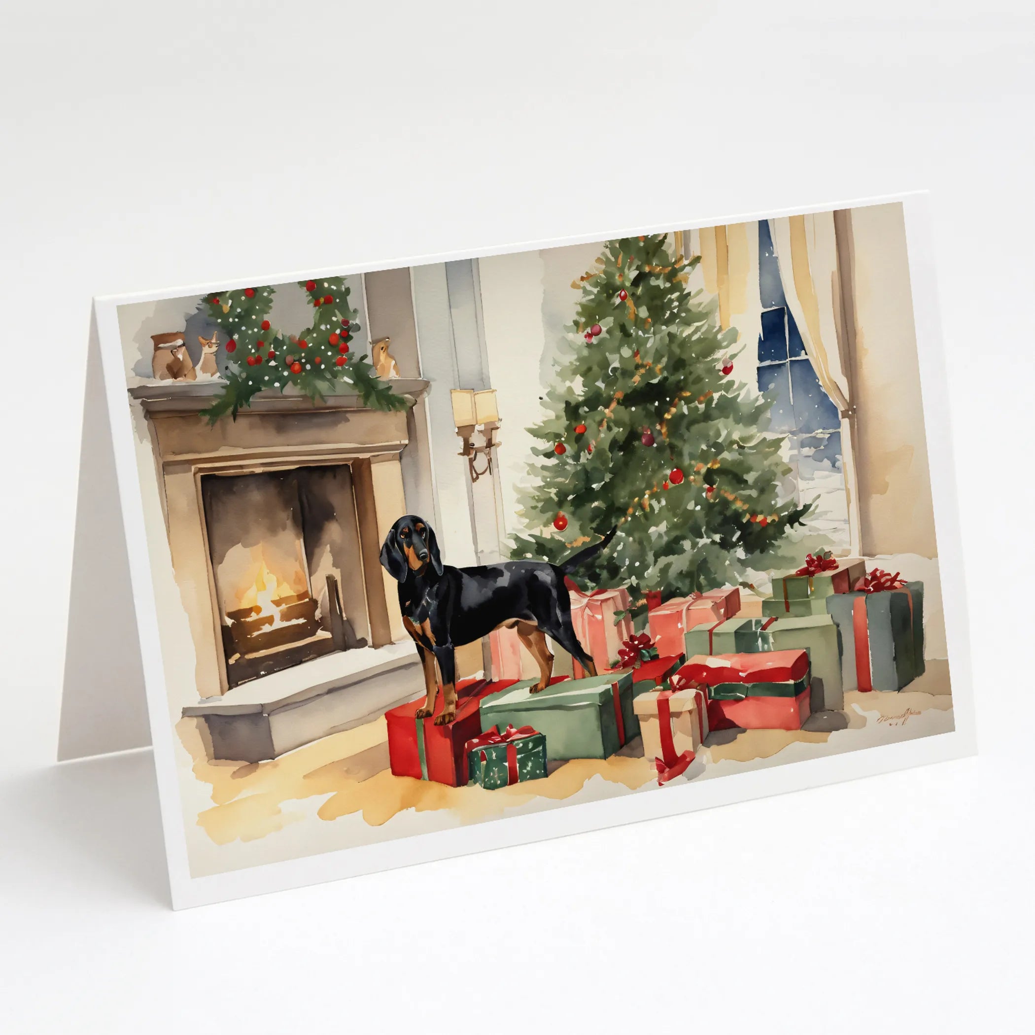 Cozy Christmas Greeting Cards  - Size: 5X7 | Pack Of: 8 | Collection name: Cozy christmas