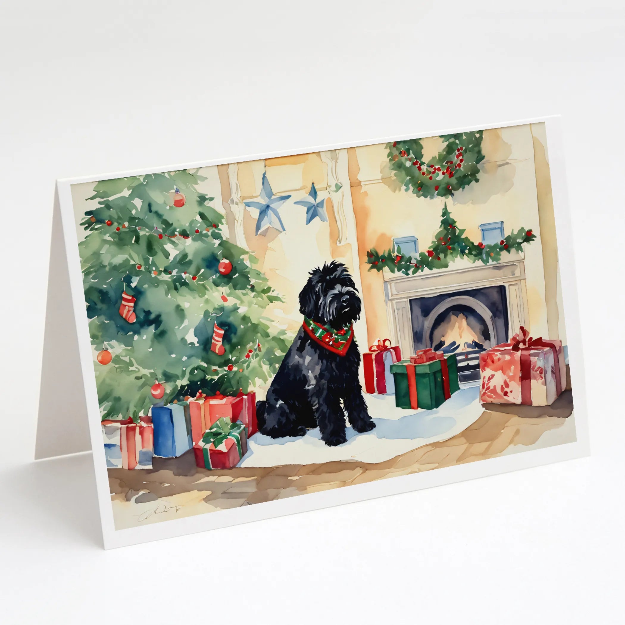 Cozy Christmas Greeting Cards  - Size: 5X7 | Pack Of: 8 | Collection name: Cozy christmas