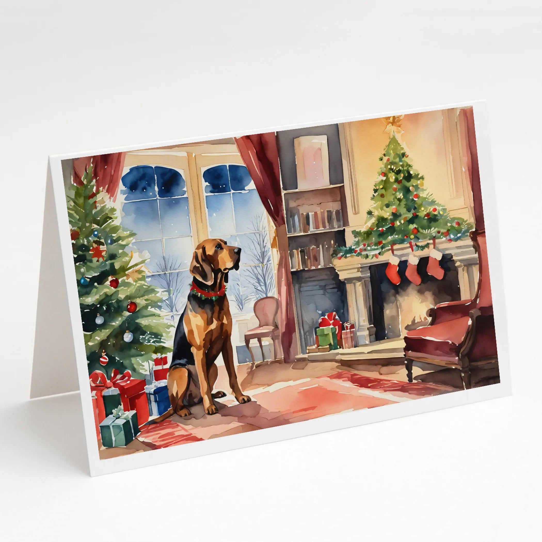 Cozy Christmas Greeting Cards  - Size: 5X7 | Pack Of: 8 | Collection name: Cozy christmas