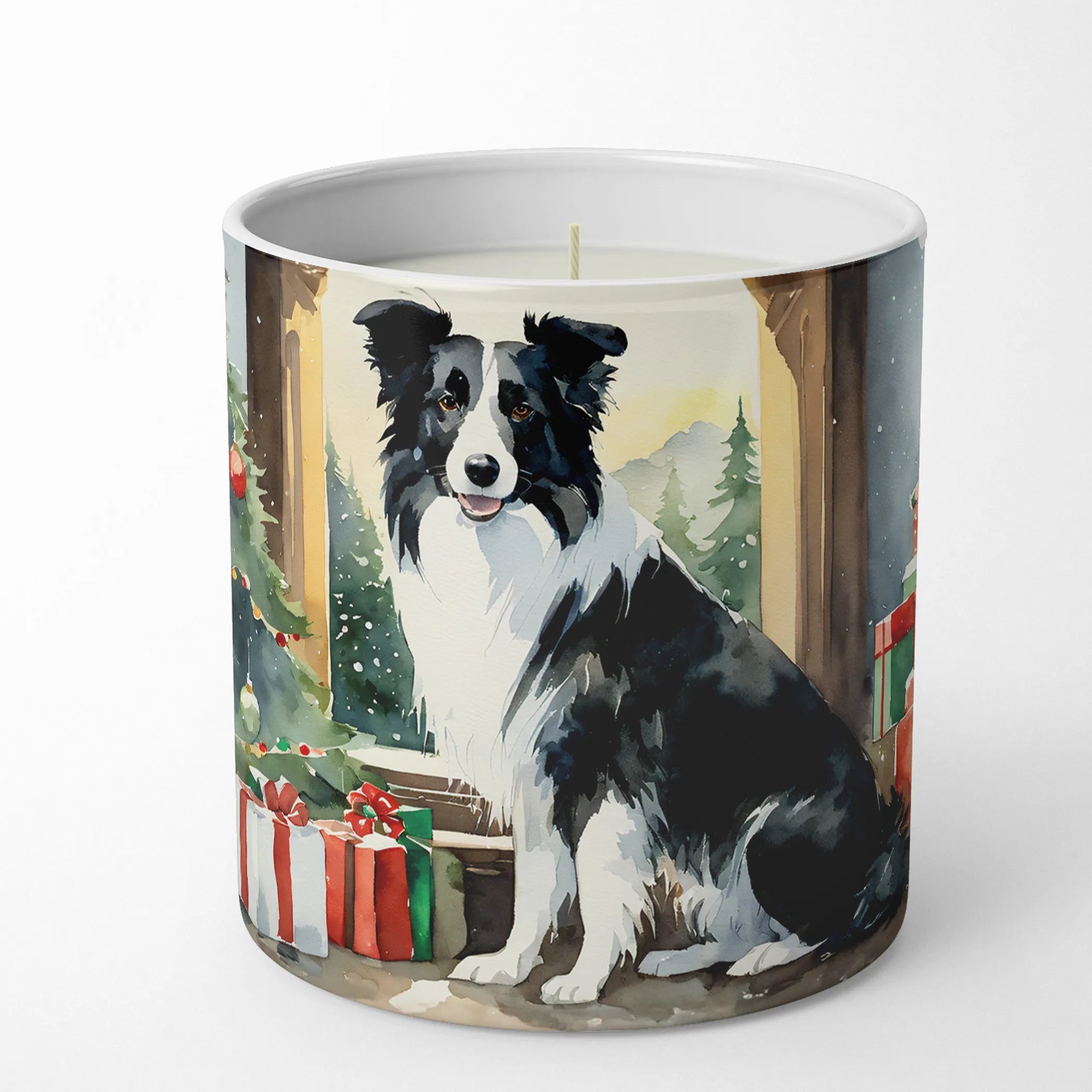 Cozy Christmas Decorative Soy Candle - Size: 10 OZ | Pack Of: 1 | Collection name: Cozy christmas