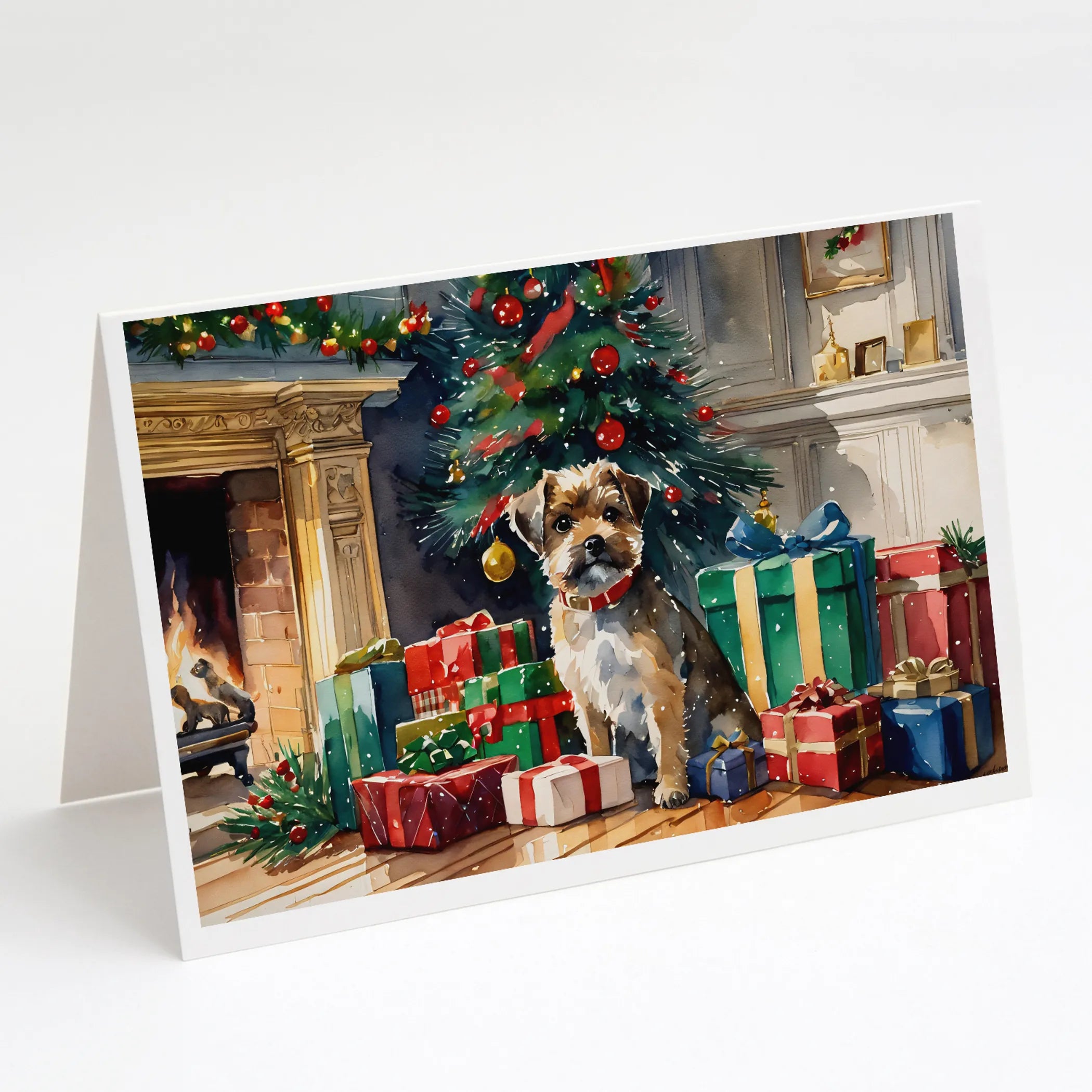Cozy Christmas Greeting Cards  - Size: 5X7 | Pack Of: 8 | Collection name: Cozy christmas