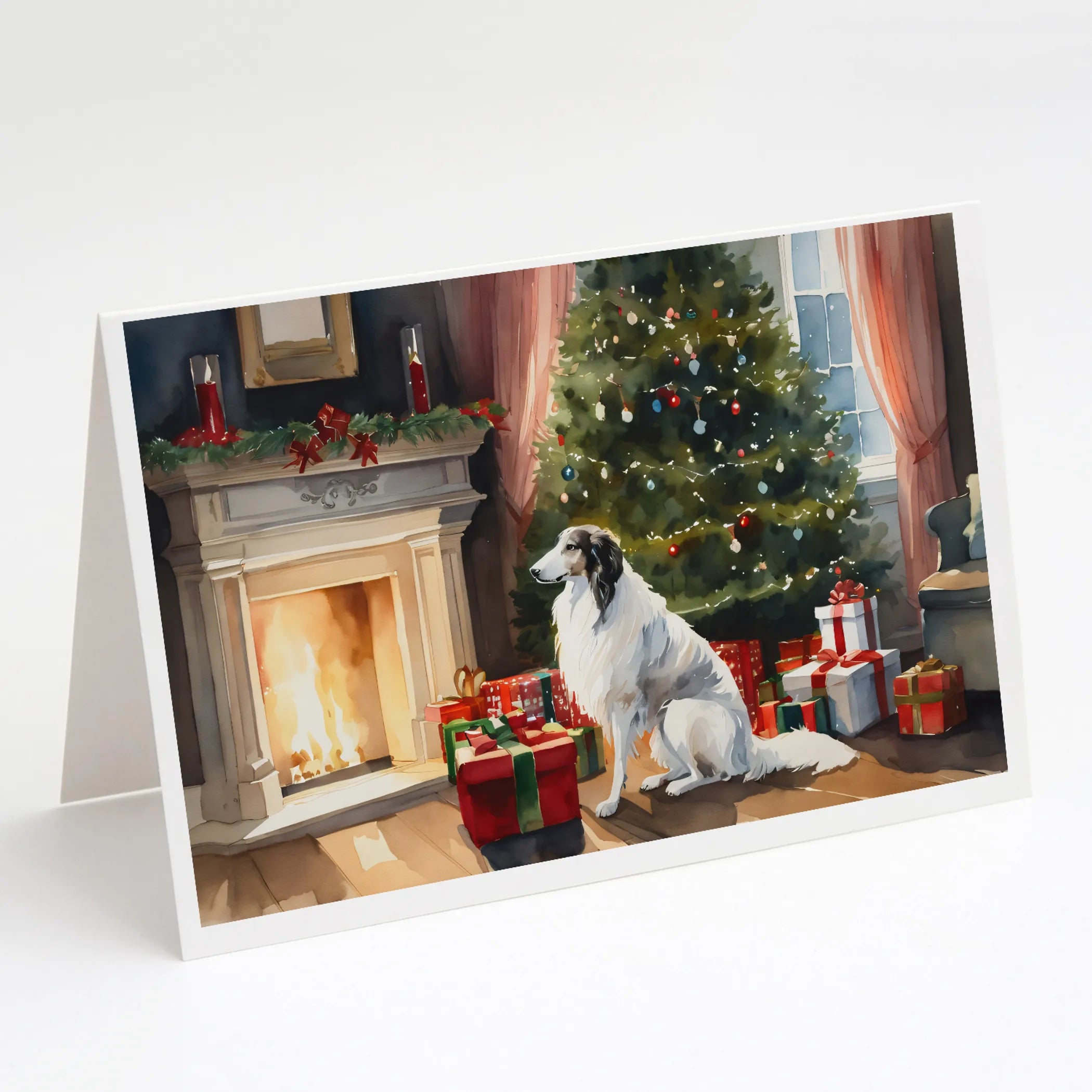 Cozy Christmas Greeting Cards  - Size: 5X7 | Pack Of: 8 | Collection name: Cozy christmas