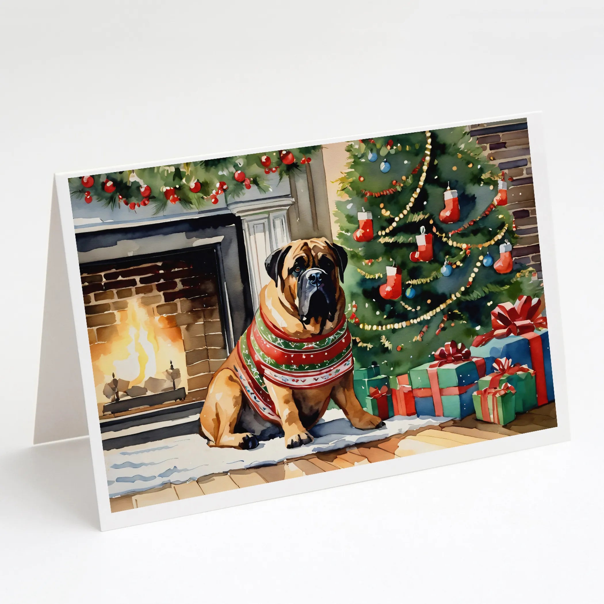 Cozy Christmas Greeting Cards  - Size: 5X7 | Pack Of: 8 | Collection name: Cozy christmas