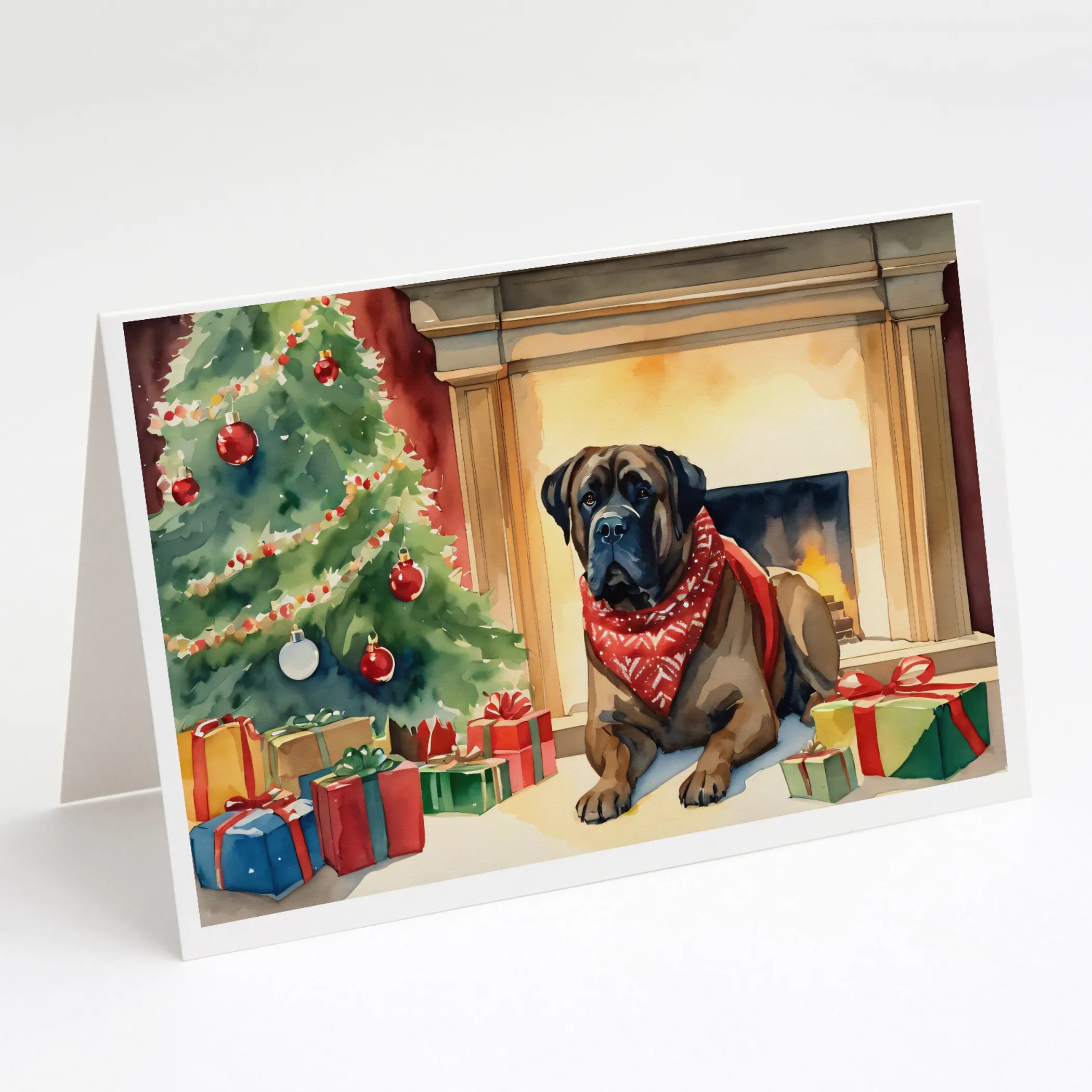 Cozy Christmas Greeting Cards  - Size: 5X7 | Pack Of: 8 | Collection name: Cozy christmas