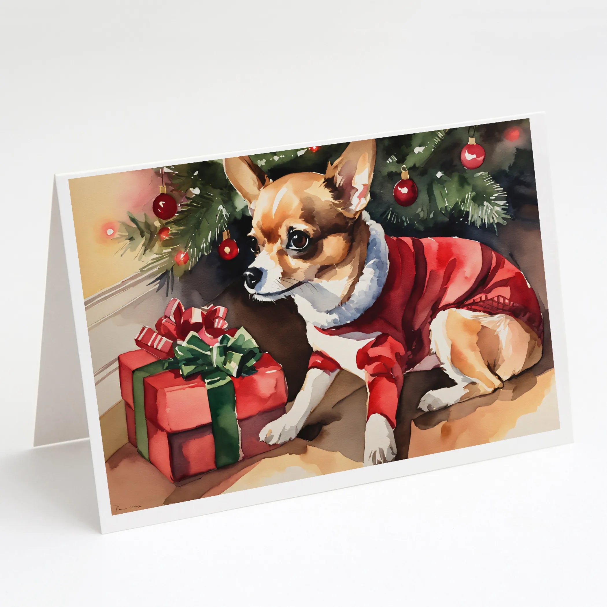 Cozy Christmas Greeting Cards  - Size: 5X7 | Pack Of: 8 | Collection name: Cozy christmas