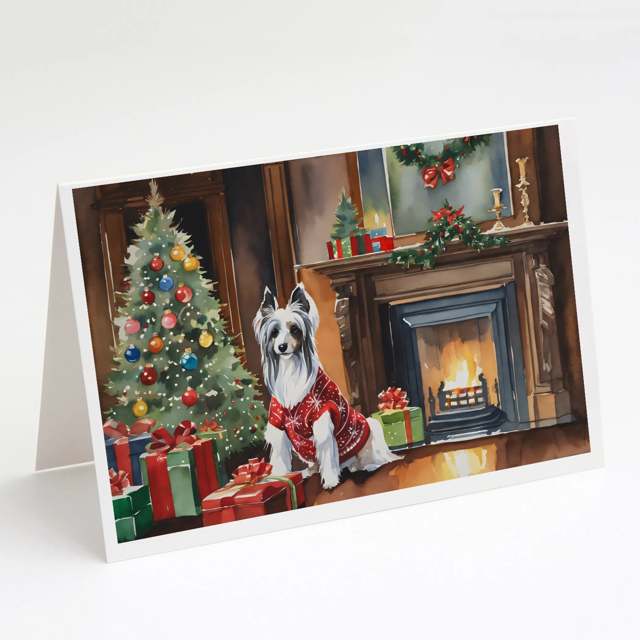 Cozy Christmas Greeting Cards  - Size: 5X7 | Pack Of: 8 | Collection name: Cozy christmas