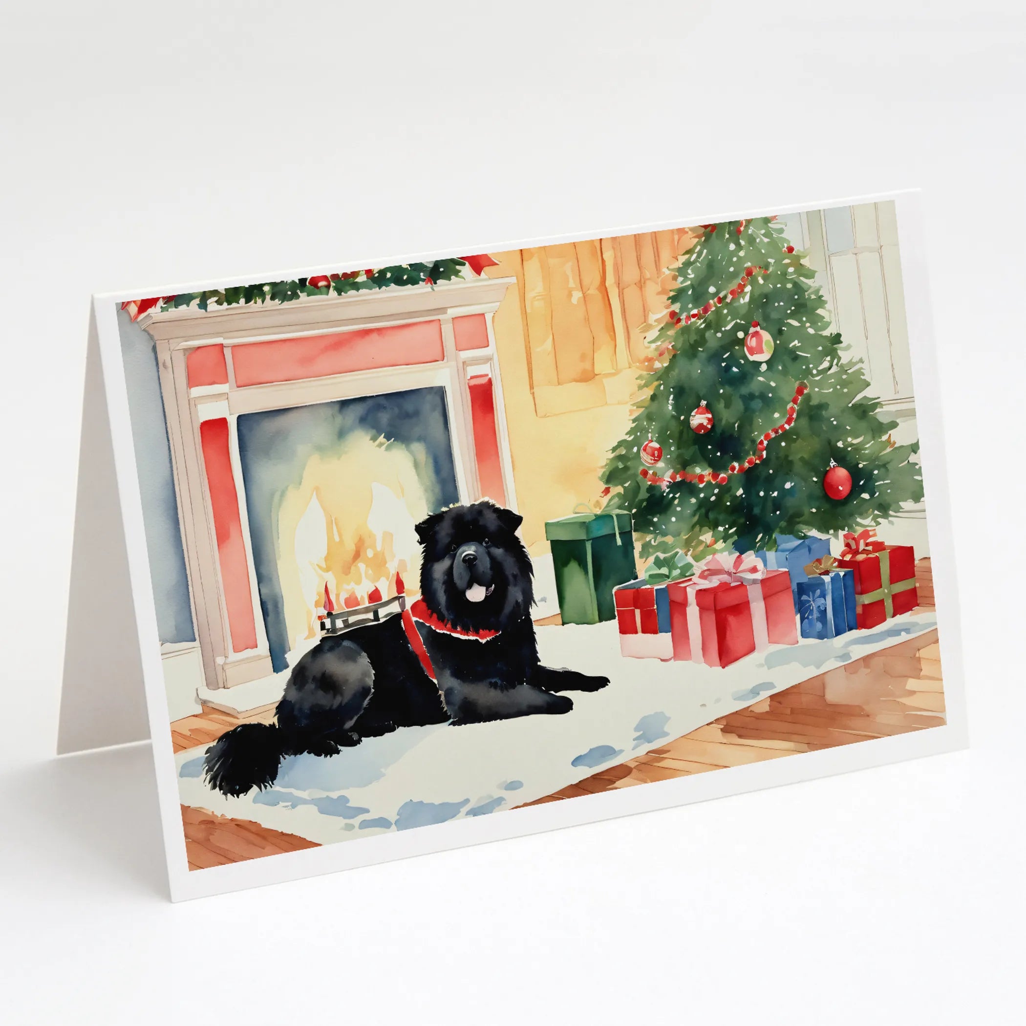 Cozy Christmas Greeting Cards  - Size: 5X7 | Pack Of: 8 | Collection name: Cozy christmas