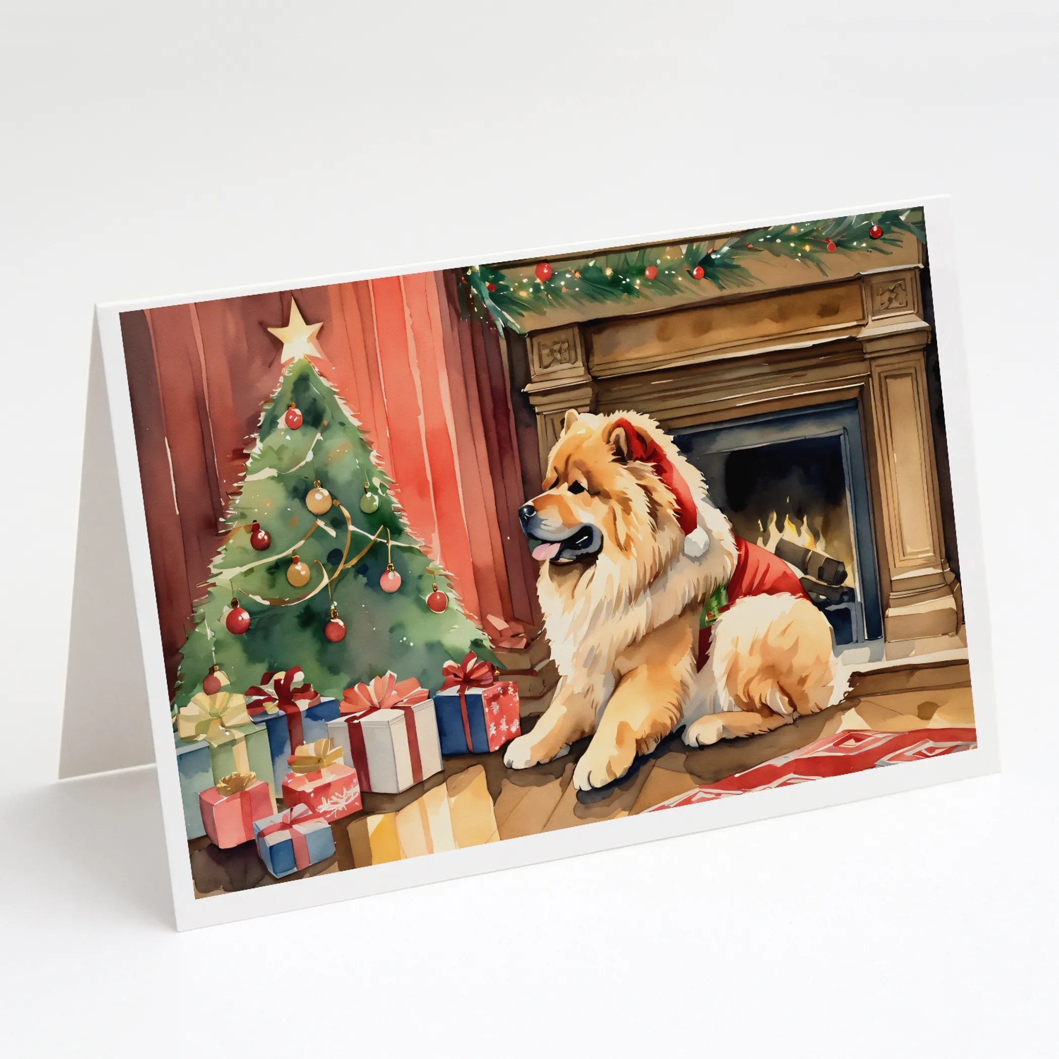 Cozy Christmas Greeting Cards  - Size: 5X7 | Pack Of: 8 | Collection name: Cozy christmas
