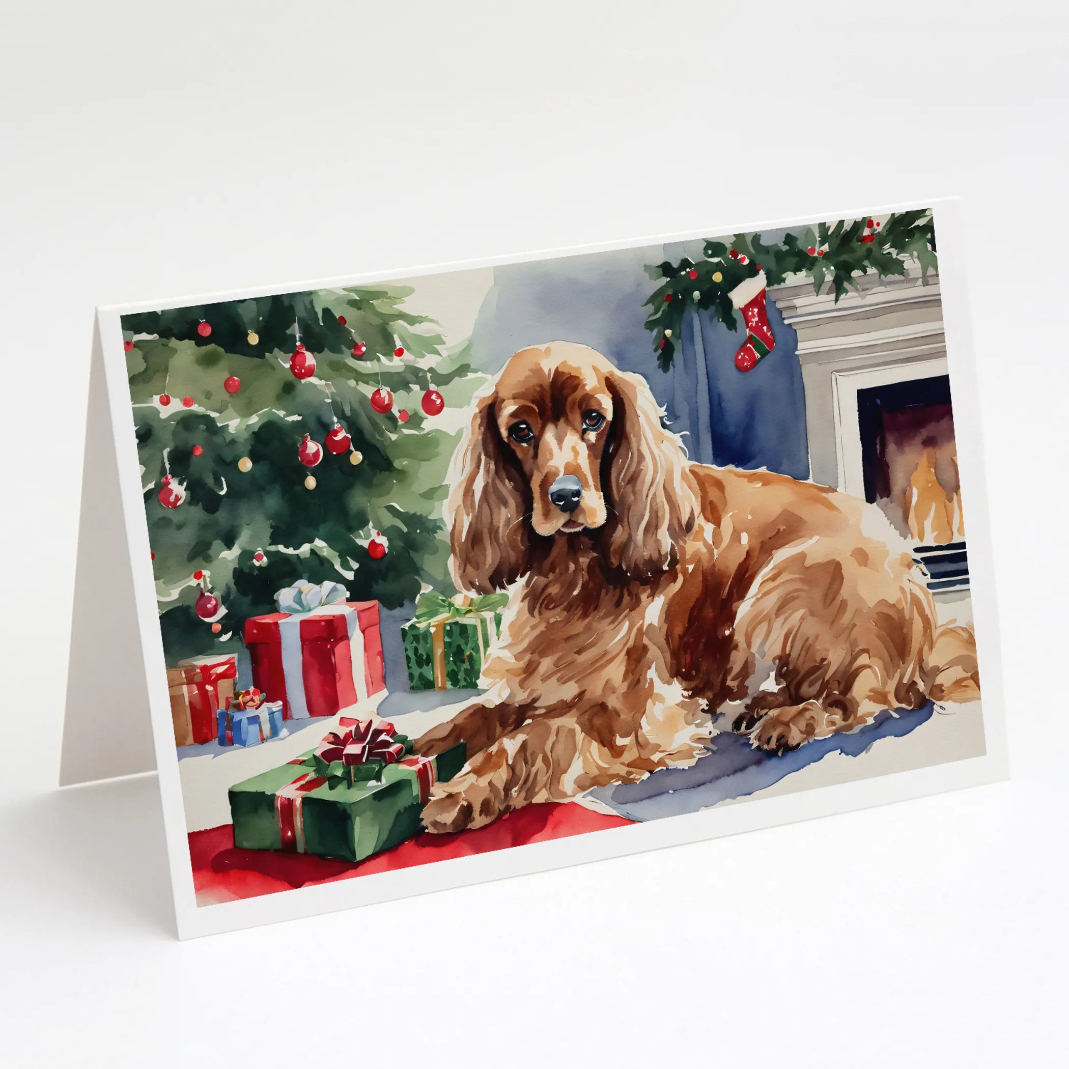 Cozy Christmas Greeting Cards  - Size: 5X7 | Pack Of: 8 | Collection name: Cozy christmas