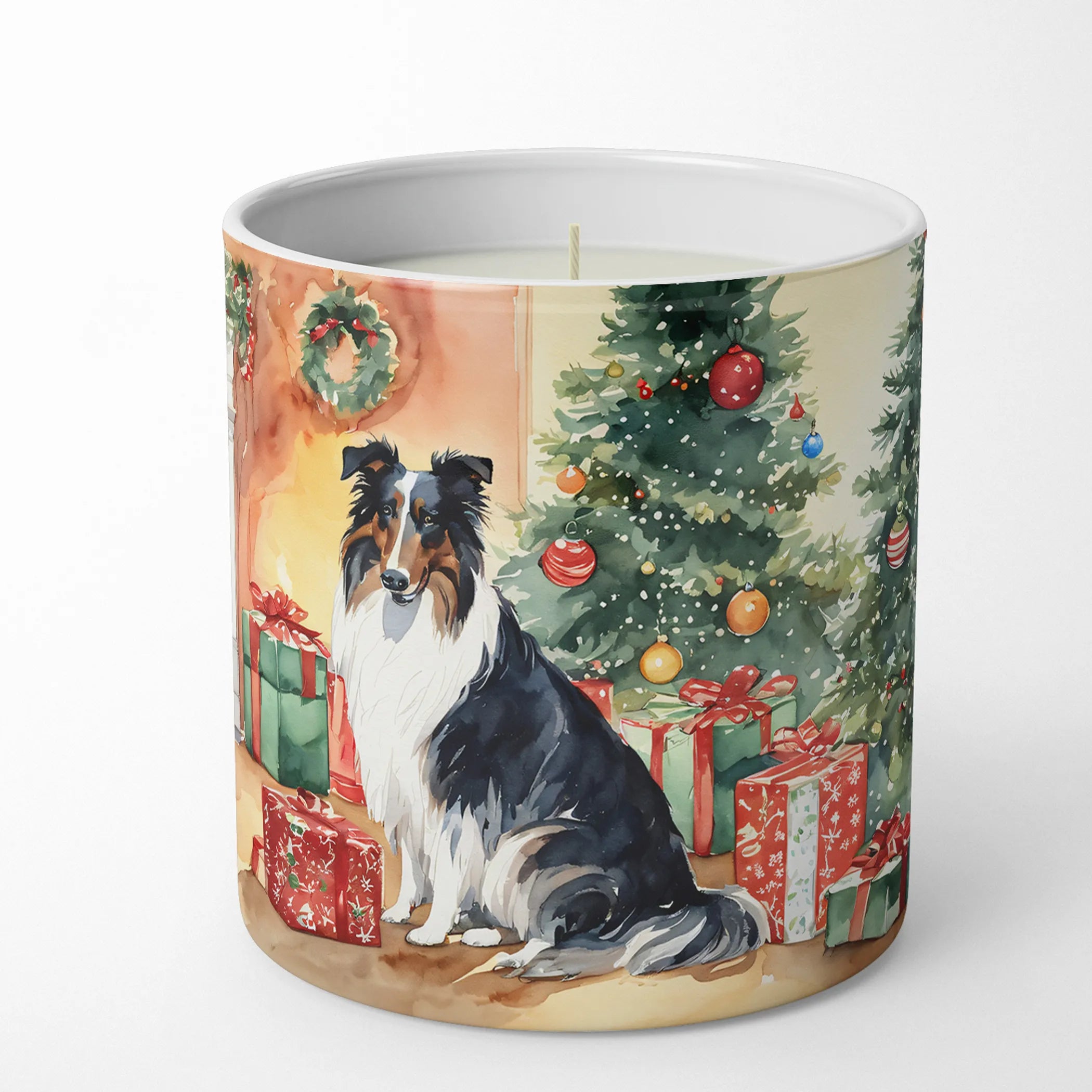 Cozy Christmas Decorative Soy Candle - Size: 10 OZ | Pack Of: 1 | Collection name: Cozy christmas