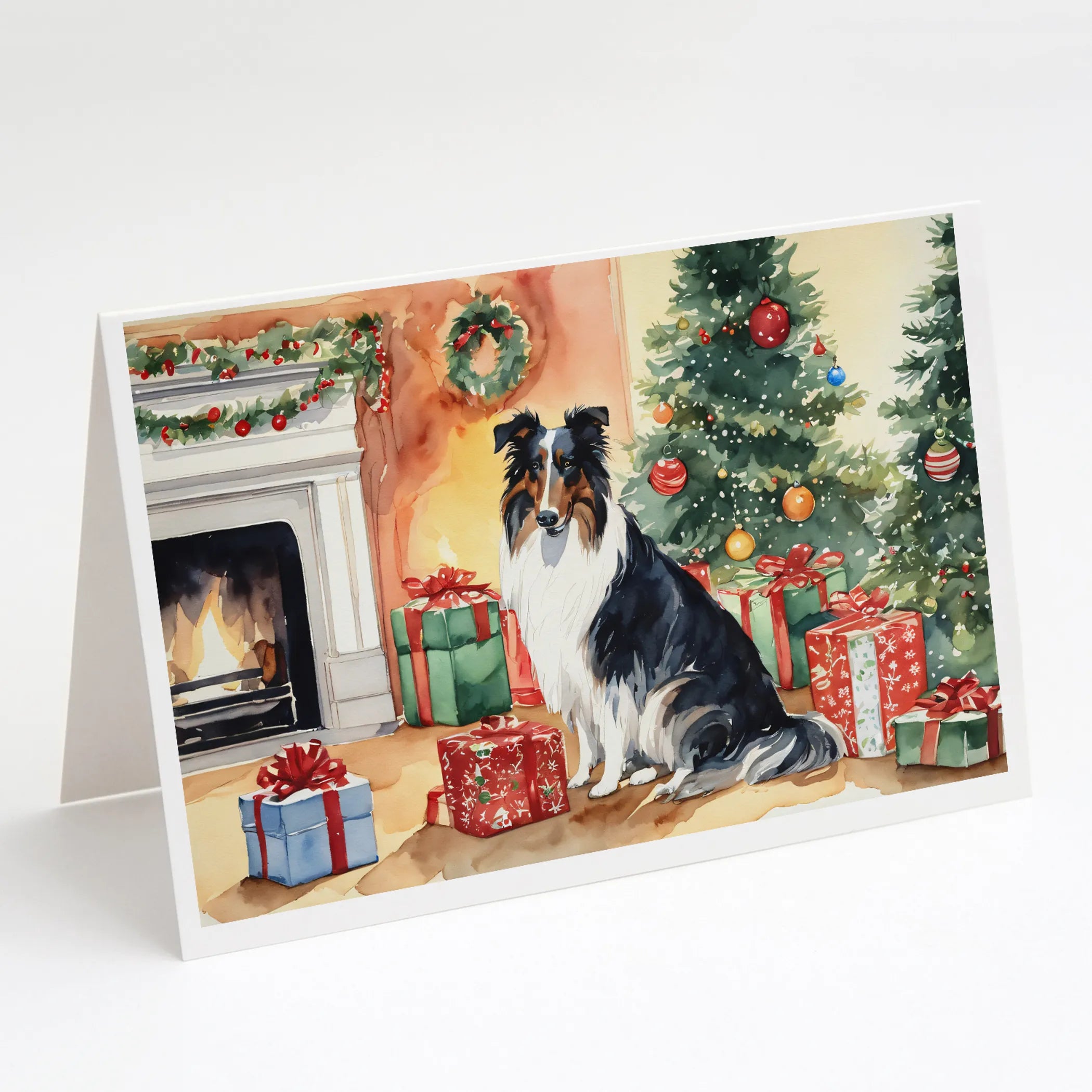 Cozy Christmas Greeting Cards  - Size: 5X7 | Pack Of: 8 | Collection name: Cozy christmas