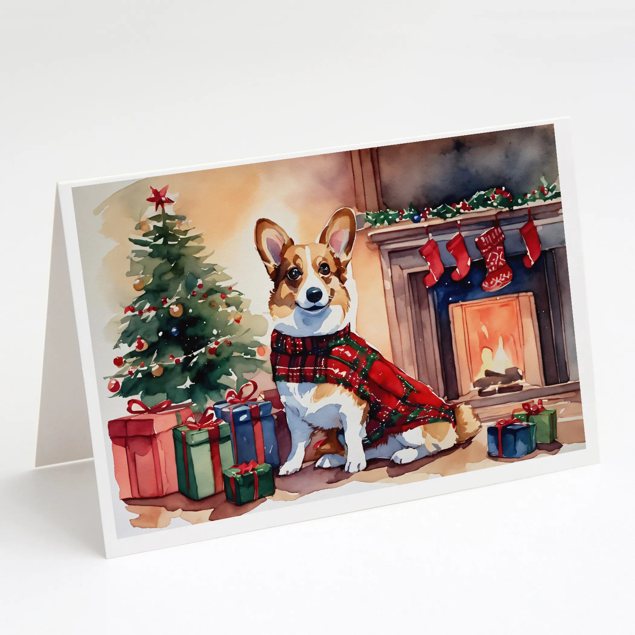 Cozy Christmas Greeting Cards  - Size: 5X7 | Pack Of: 8 | Collection name: Cozy christmas