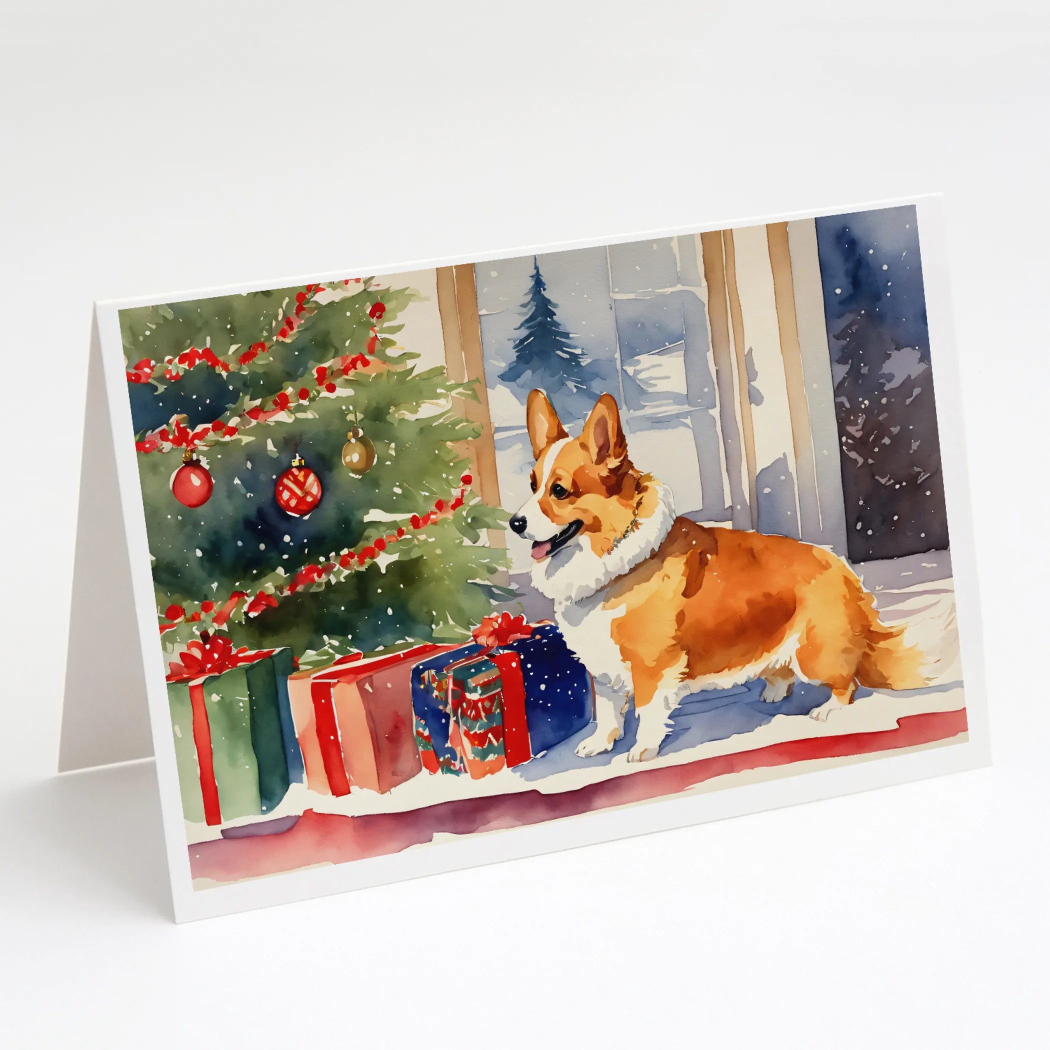 Cozy Christmas Greeting Cards  - Size: 5X7 | Pack Of: 8 | Collection name: Cozy christmas