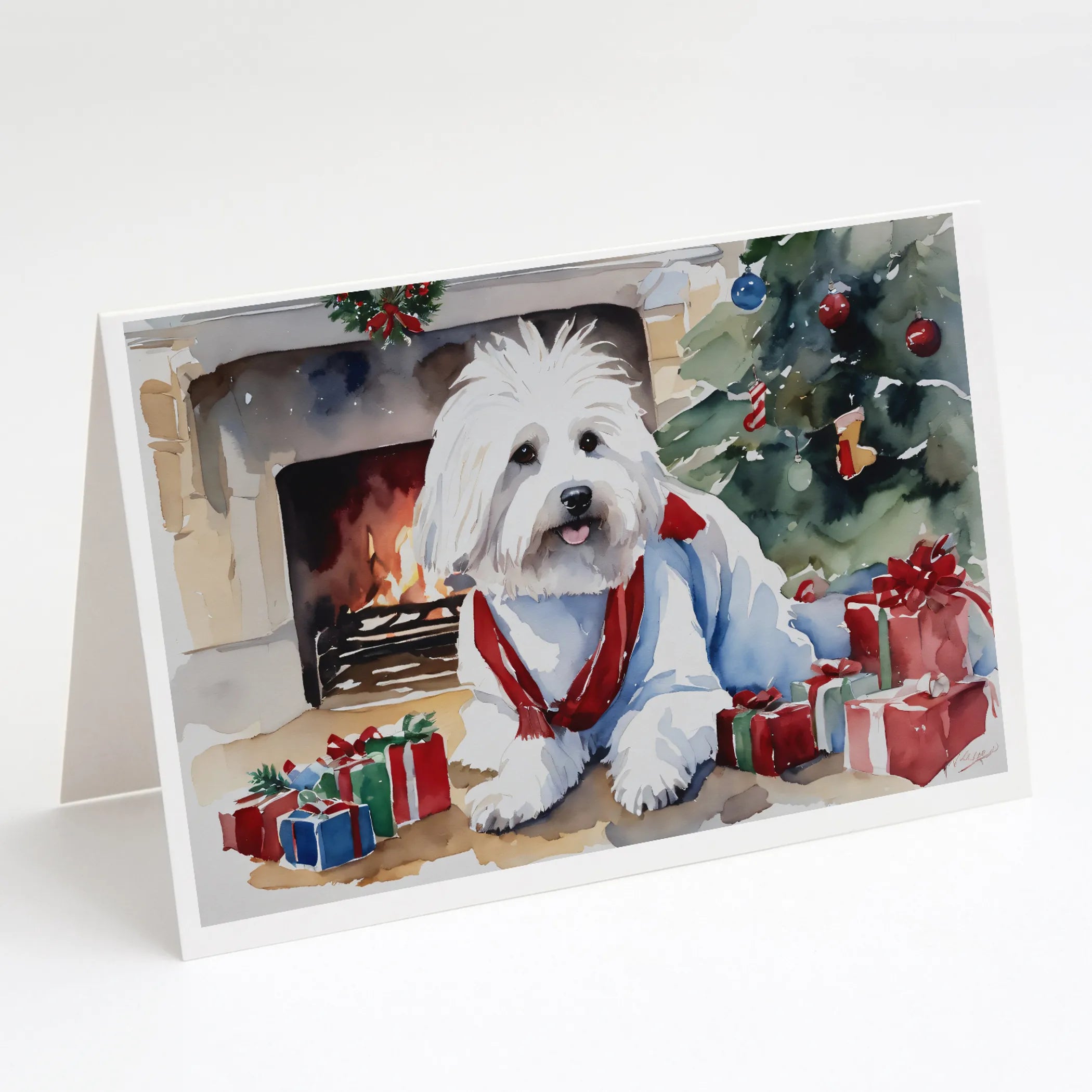 Cozy Christmas Greeting Cards  - Size: 5X7 | Pack Of: 8 | Collection name: Cozy christmas