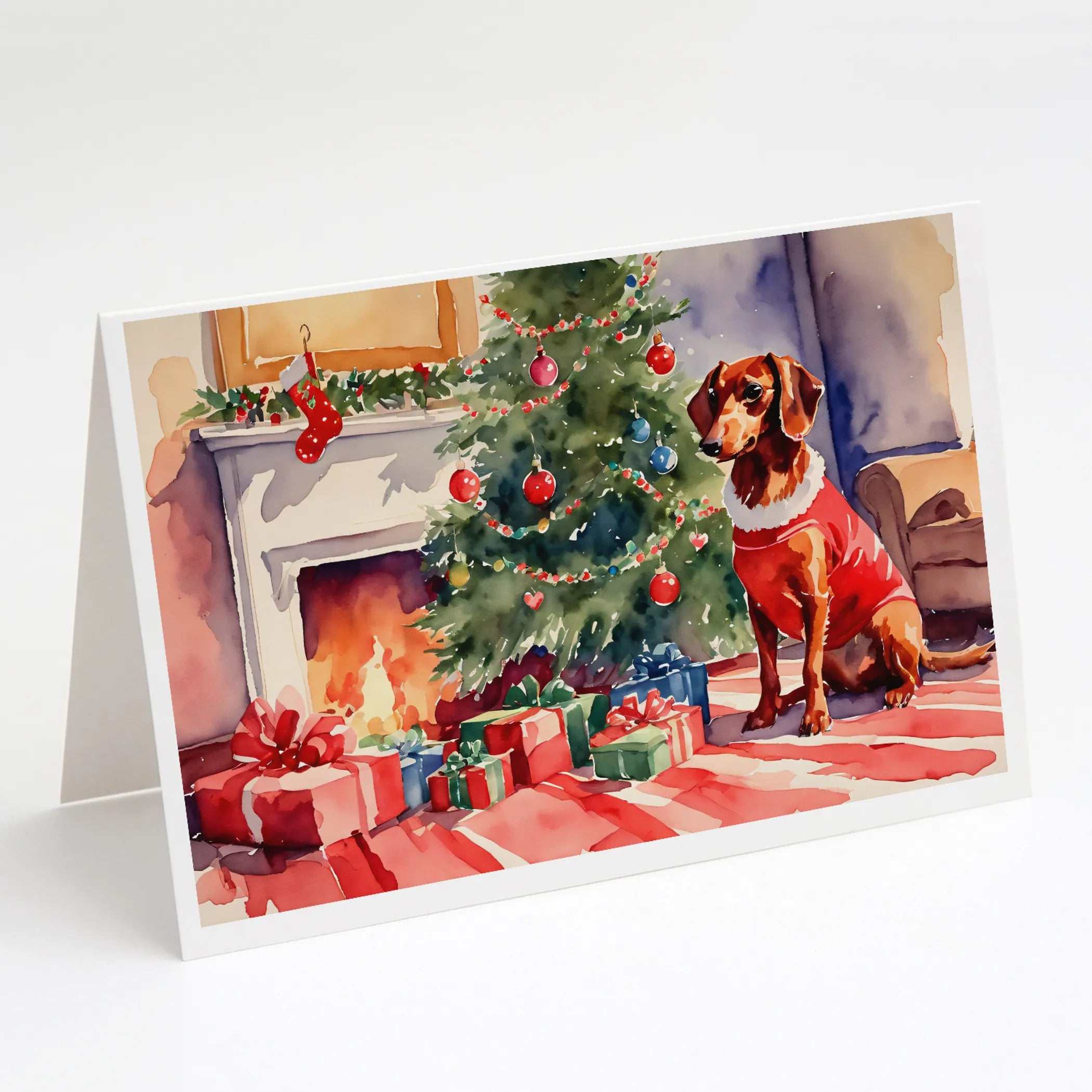 Cozy Christmas Greeting Cards  - Size: 5X7 | Pack Of: 8 | Collection name: Cozy christmas