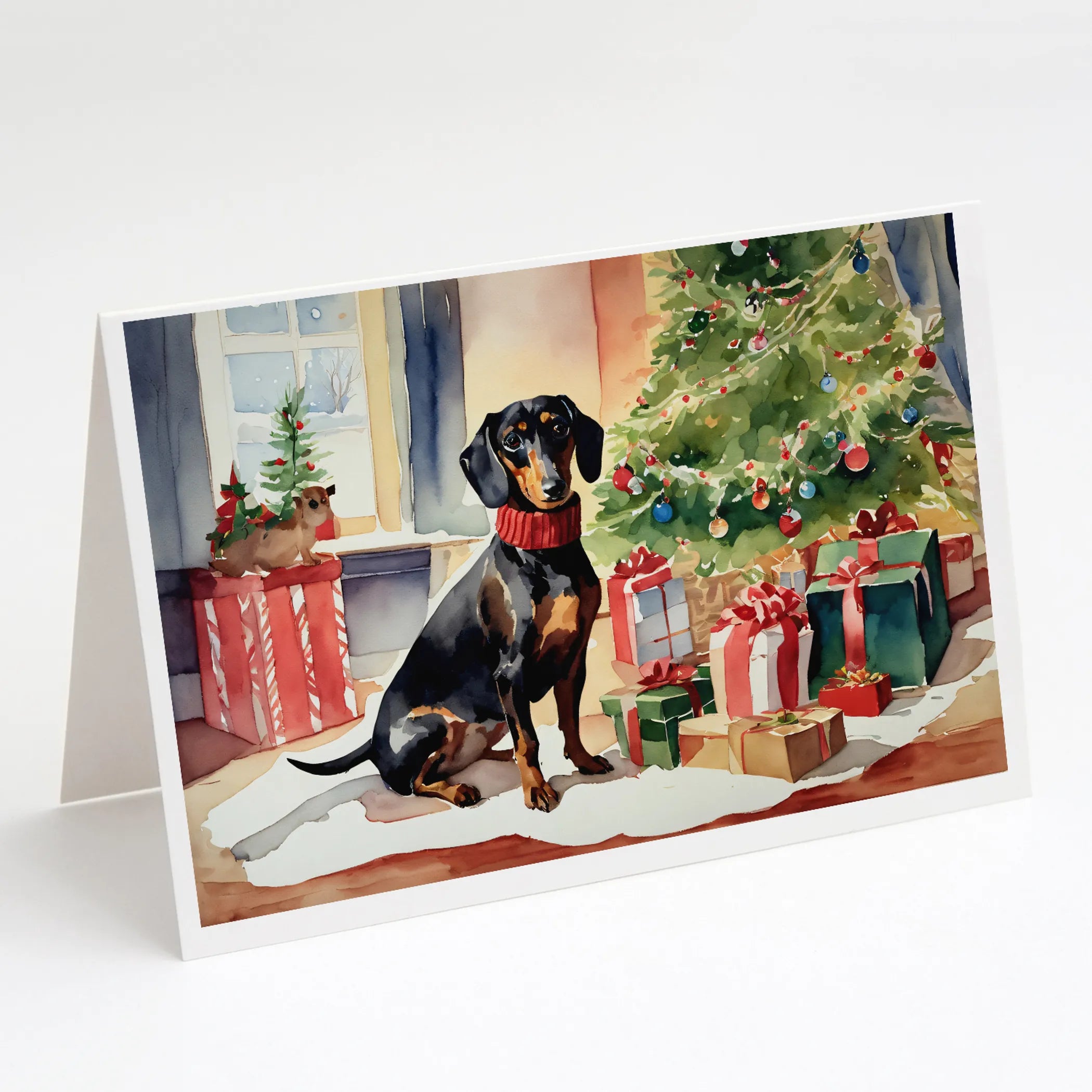 Cozy Christmas Greeting Cards  - Size: 5X7 | Pack Of: 8 | Collection name: Cozy christmas