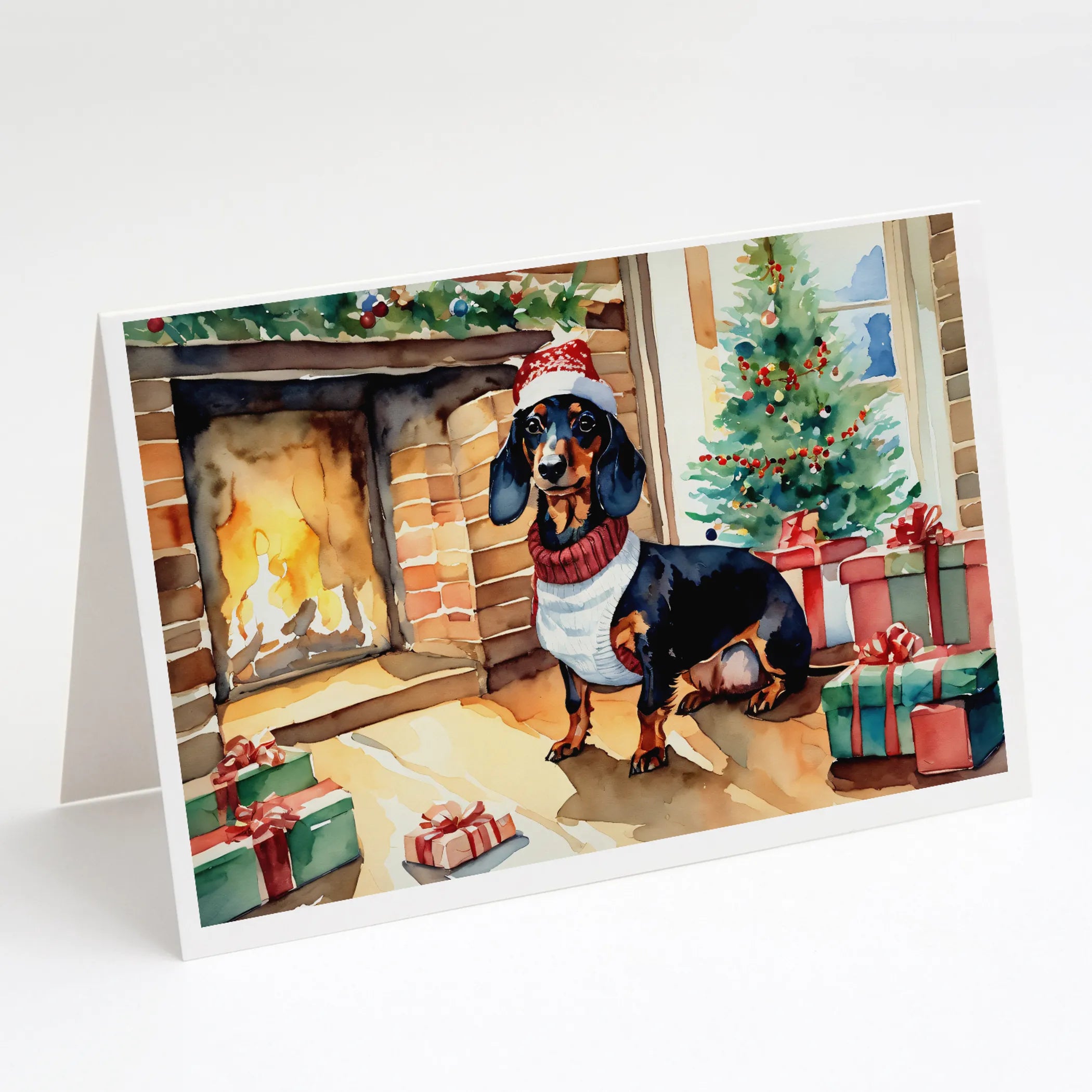 Cozy Christmas Greeting Cards  - Size: 5X7 | Pack Of: 8 | Collection name: Cozy christmas