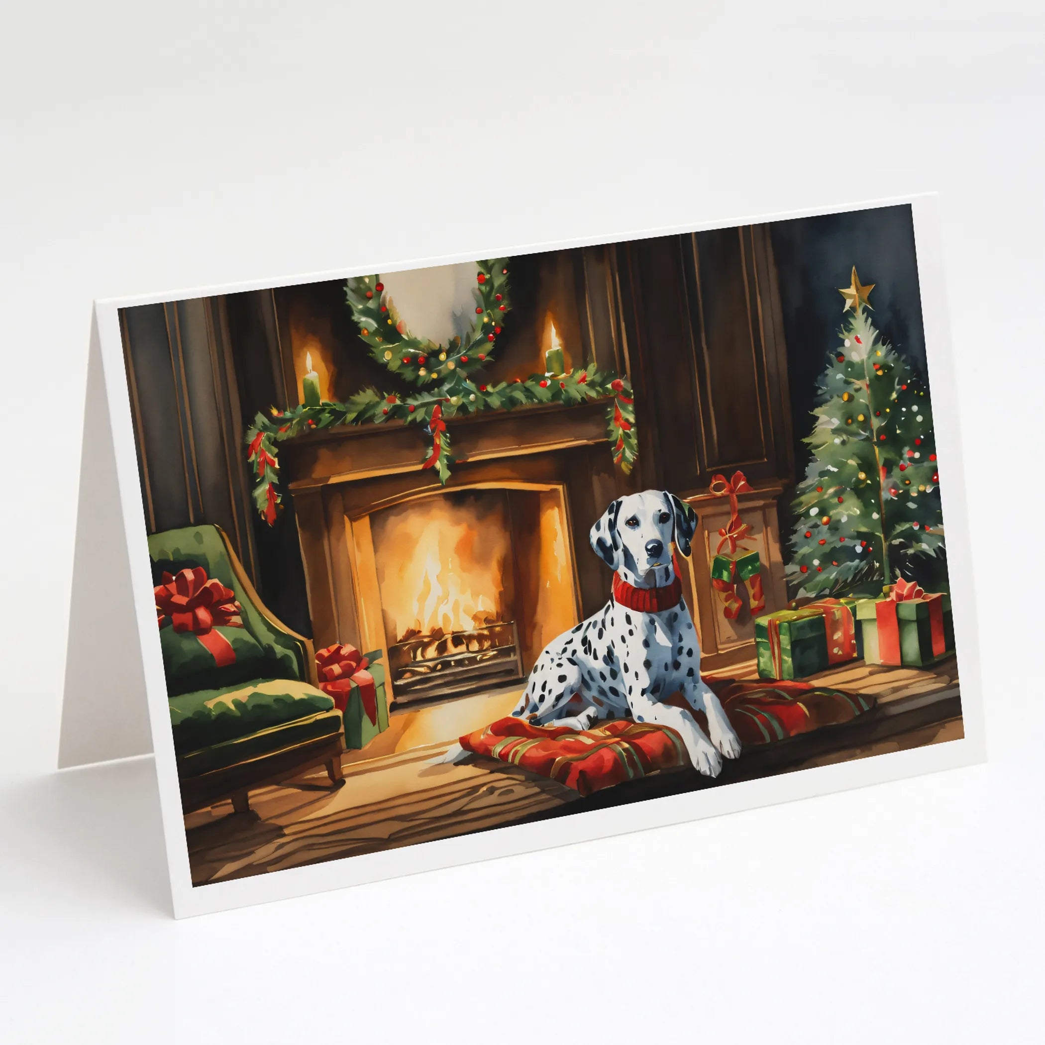 Cozy Christmas Greeting Cards  - Size: 5X7 | Pack Of: 8 | Collection name: Cozy christmas