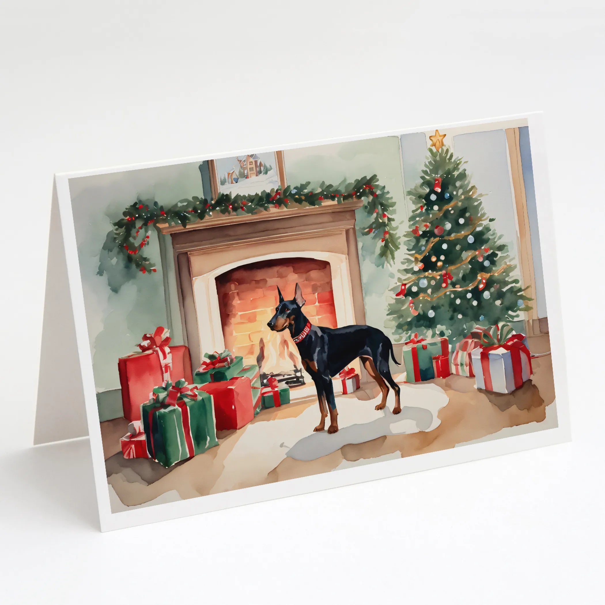Cozy Christmas Greeting Cards  - Size: 5X7 | Pack Of: 8 | Collection name: Cozy christmas
