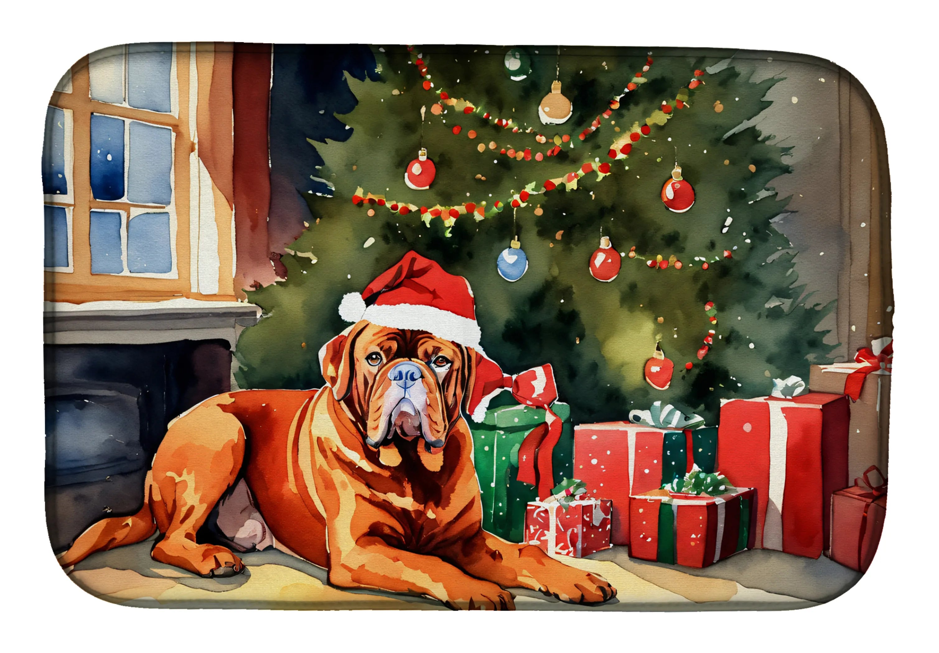 Cozy Christmas Dish Drying Mat - Size: 14  X 21" | Pack Of: 1 | Collection name: Cozy christmas