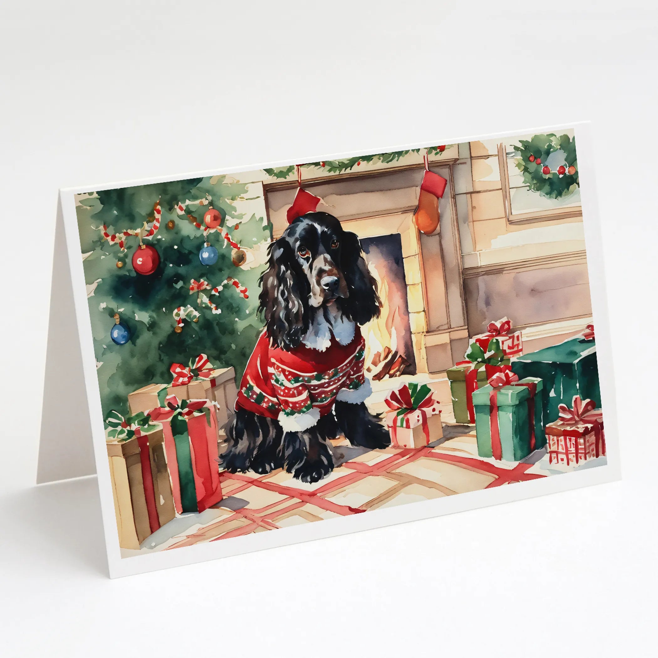 Cozy Christmas Greeting Cards  - Size: 5X7 | Pack Of: 8 | Collection name: Cozy christmas