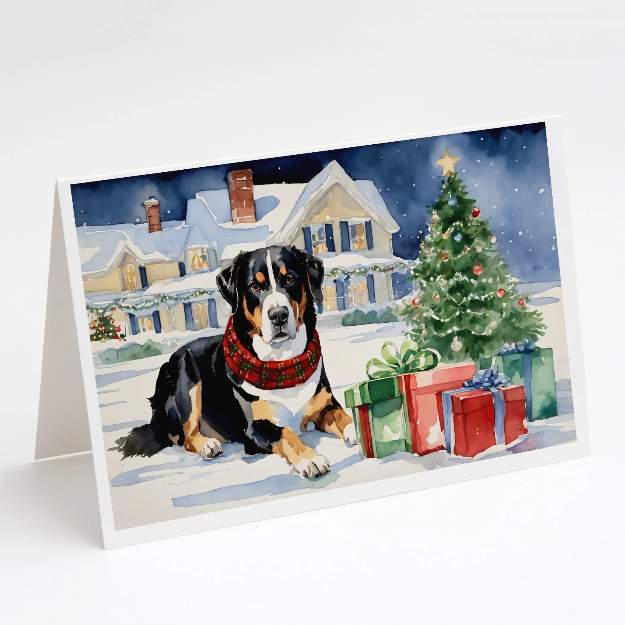 Cozy Christmas Greeting Cards  - Size: 5X7 | Pack Of: 8 | Collection name: Cozy christmas
