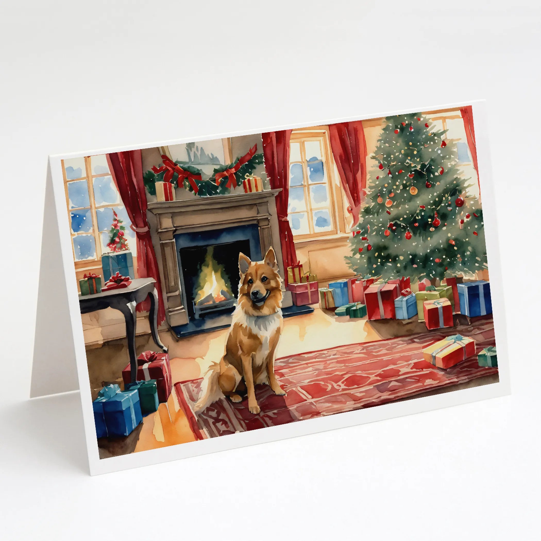 Cozy Christmas Greeting Cards  - Size: 5X7 | Pack Of: 8 | Collection name: Cozy christmas