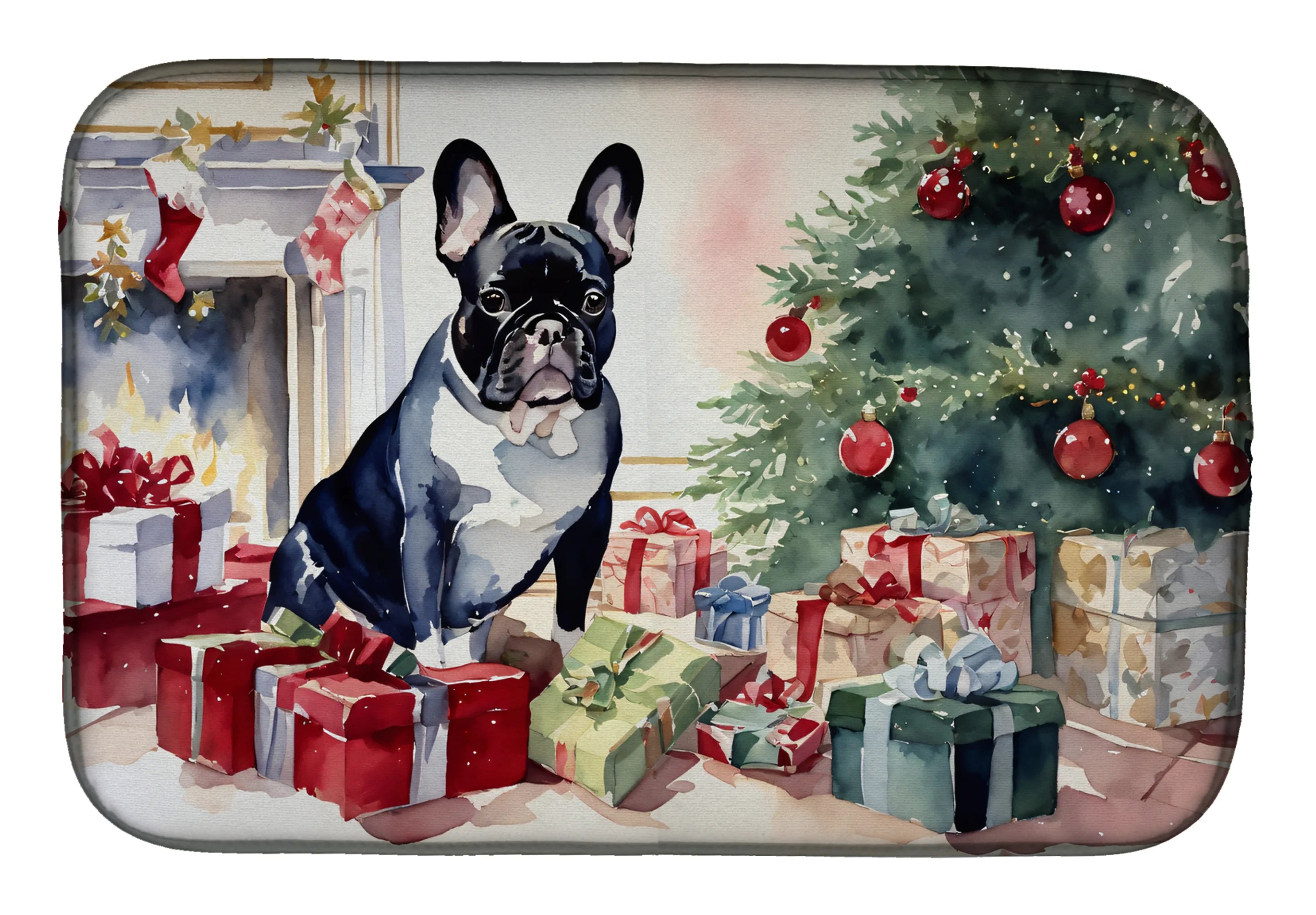 Cozy Christmas Dish Drying Mat - Size: 14  X 21" | Pack Of: 1 | Collection name: Cozy christmas