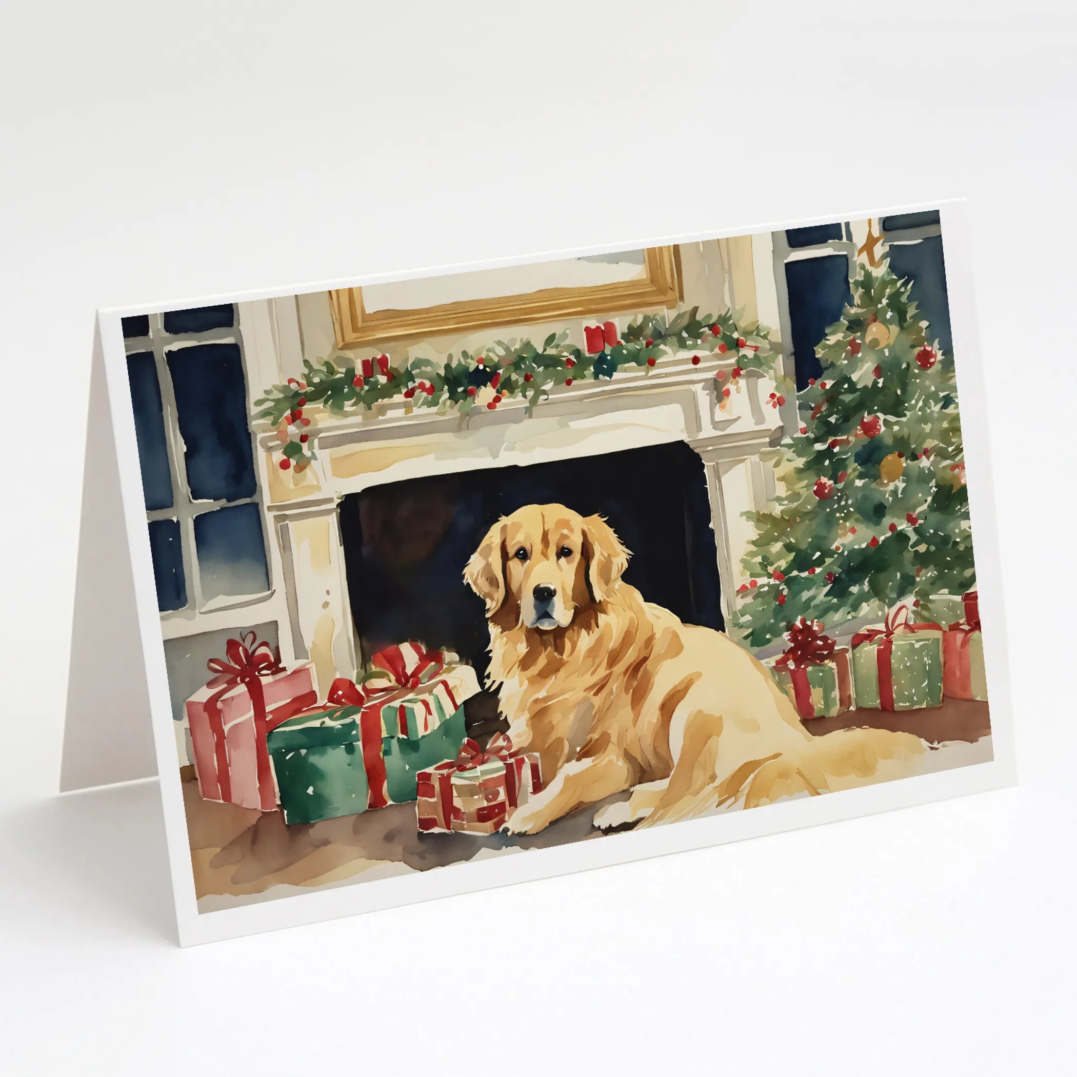 Cozy Christmas Greeting Cards  - Size: 5X7 | Pack Of: 8 | Collection name: Cozy christmas