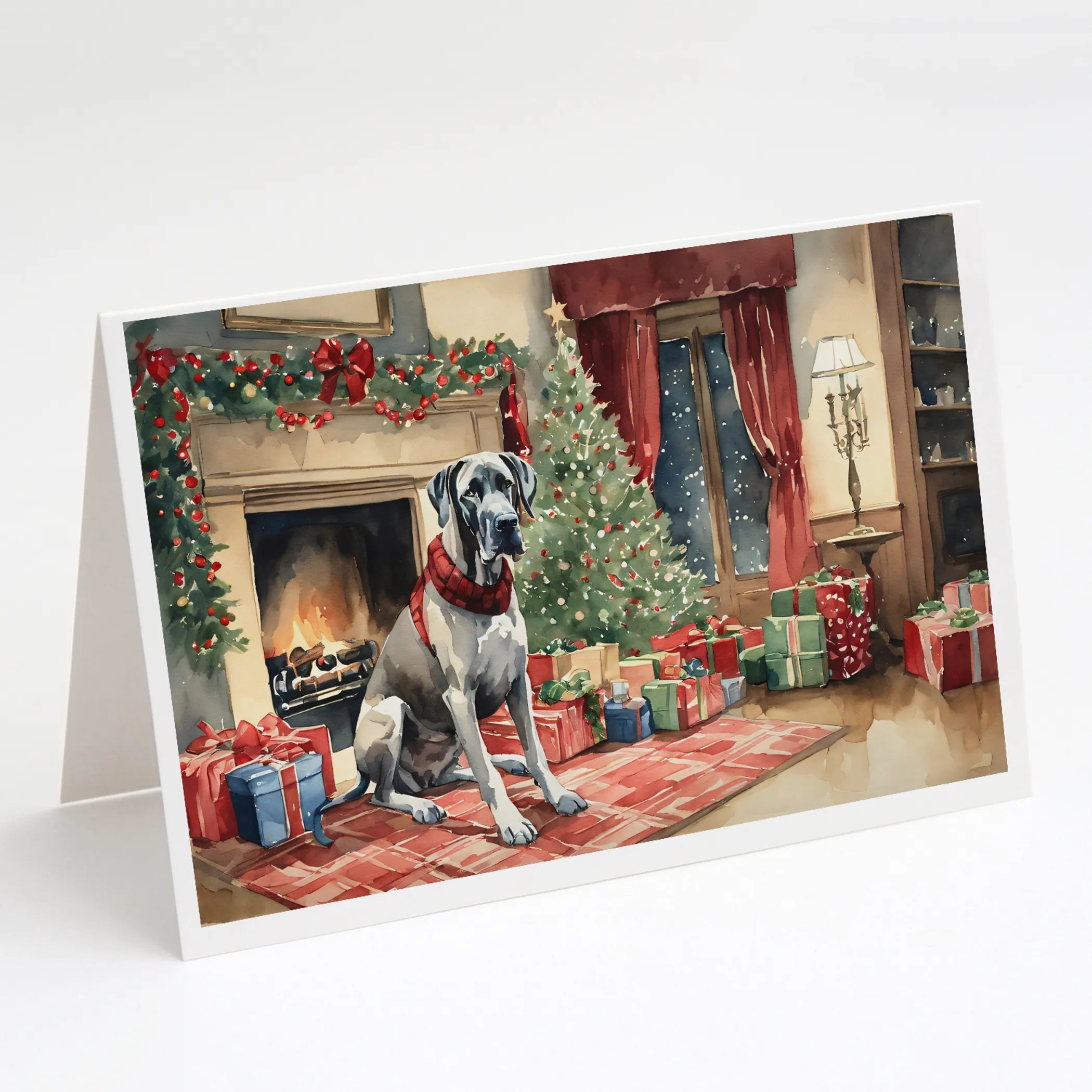Cozy Christmas Greeting Cards  - Size: 5X7 | Pack Of: 8 | Collection name: Cozy christmas
