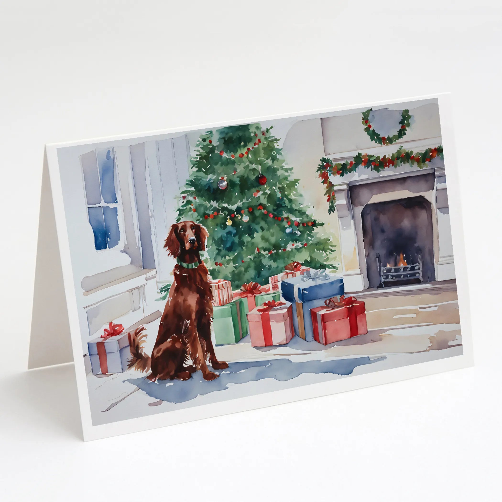 Cozy Christmas Greeting Cards  - Size: 5X7 | Pack Of: 8 | Collection name: Cozy christmas