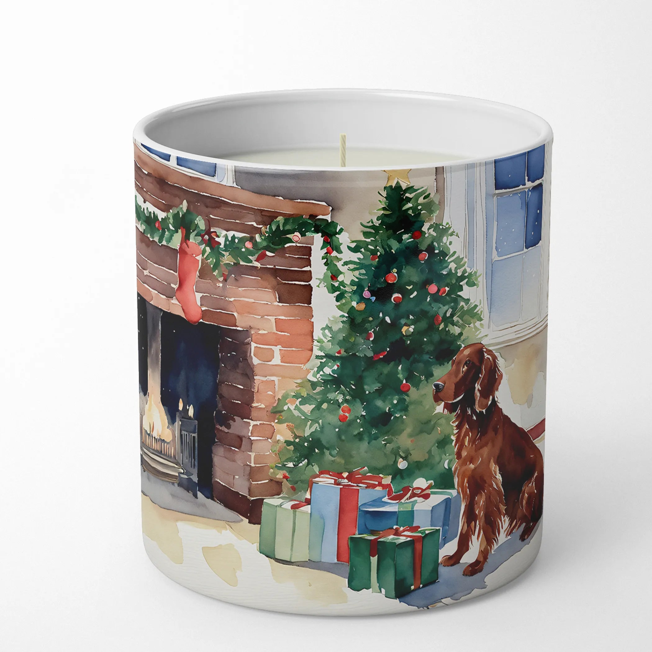 Cozy Christmas Decorative Soy Candle - Size: 10 OZ | Pack Of: 1 | Collection name: Cozy christmas