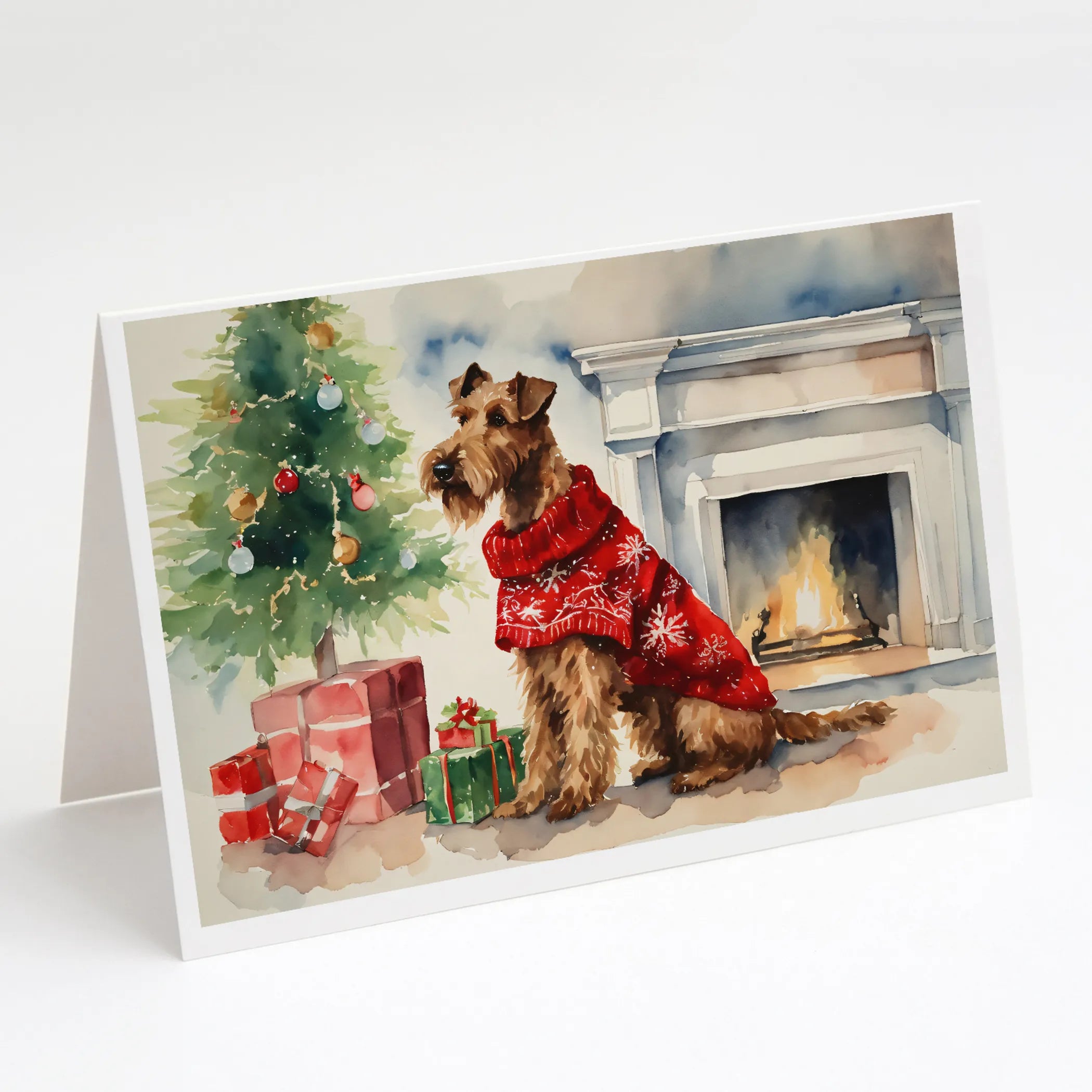 Cozy Christmas Greeting Cards  - Size: 5X7 | Pack Of: 8 | Collection name: Cozy christmas