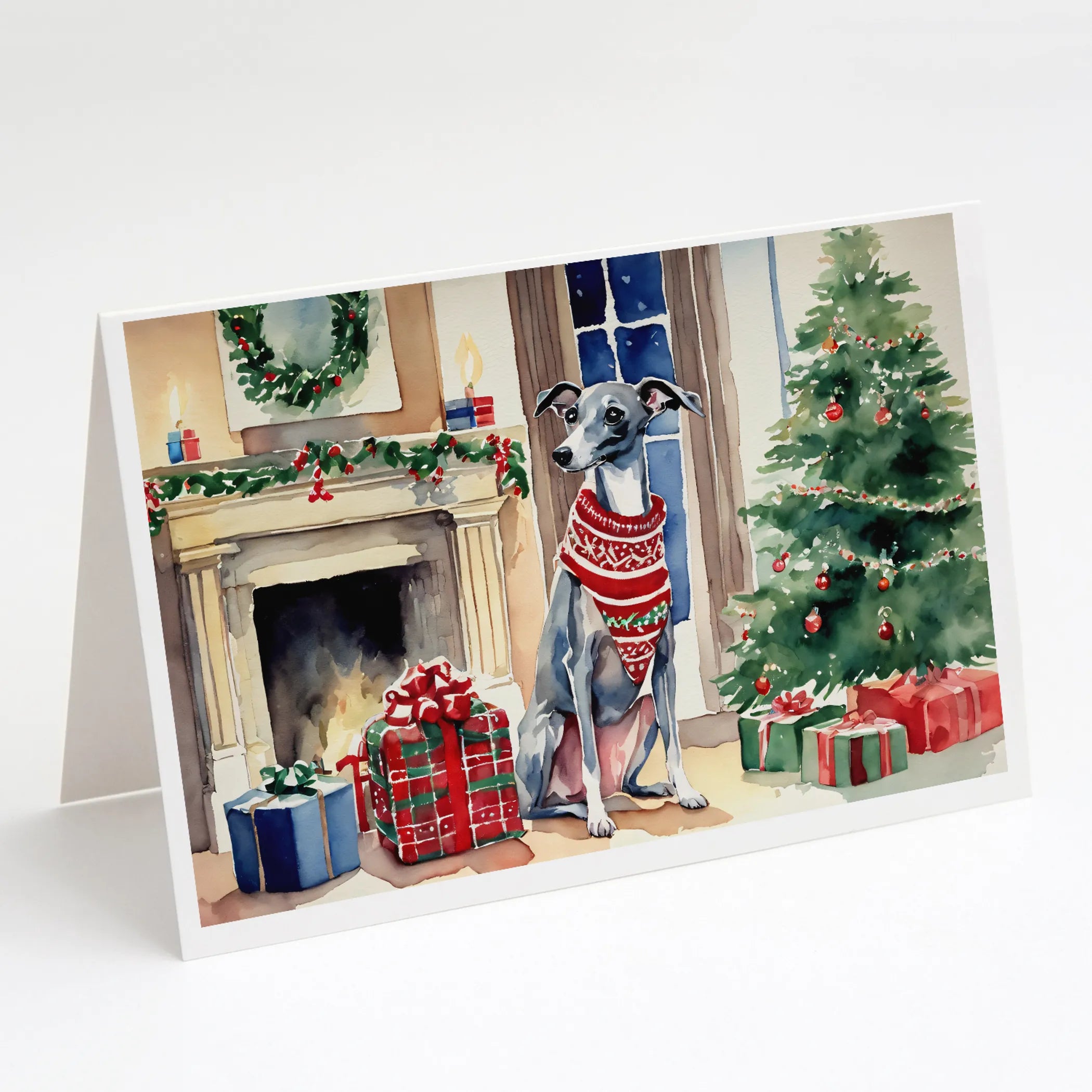 Cozy Christmas Greeting Cards  - Size: 5X7 | Pack Of: 8 | Collection name: Cozy christmas