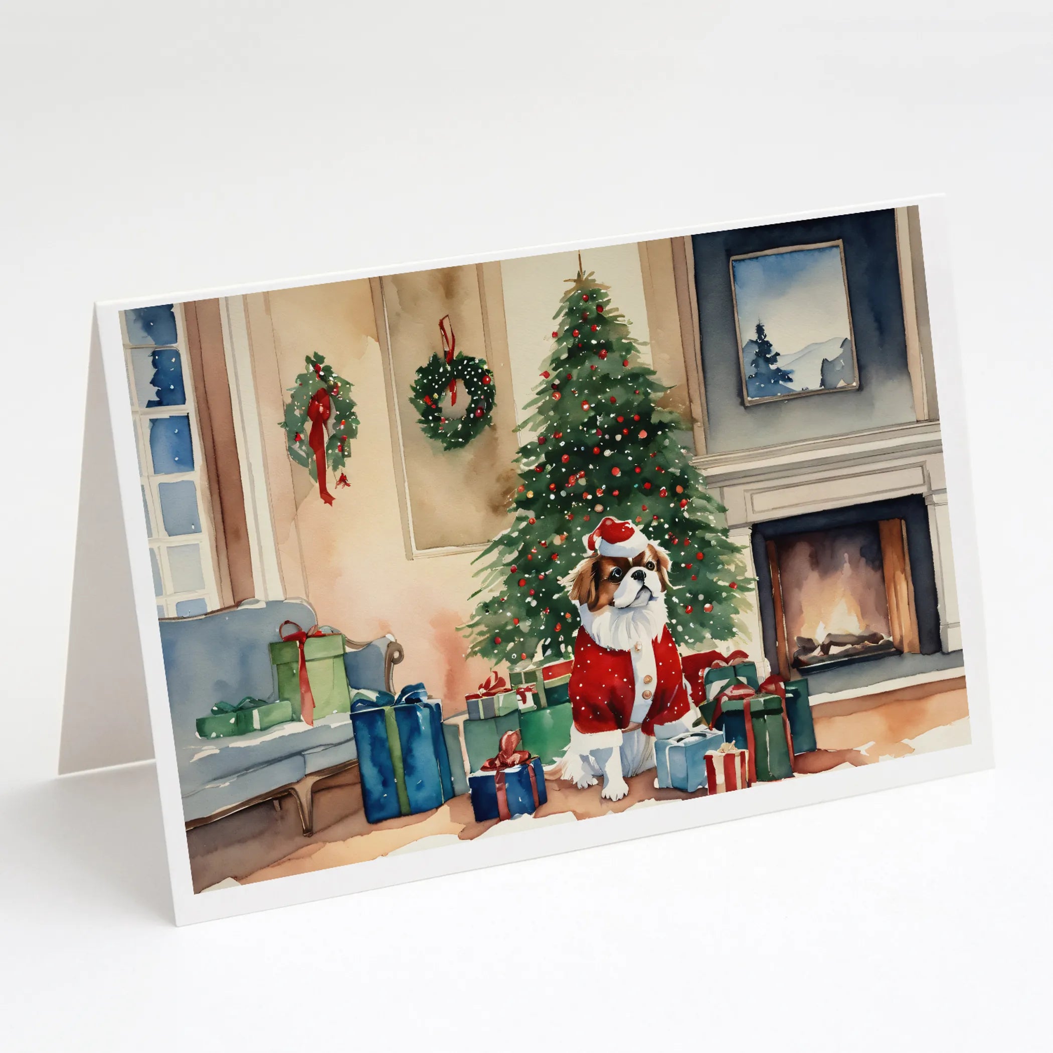 Cozy Christmas Greeting Cards  - Size: 5X7 | Pack Of: 8 | Collection name: Cozy christmas