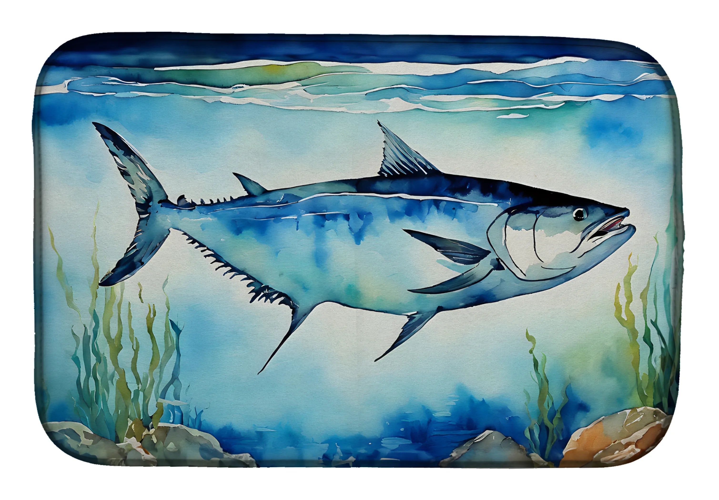 Nautical Collection Dish Drying Mat - Size: 14  X 21" | Pack Of: 1 | Collection name: Nautical collection