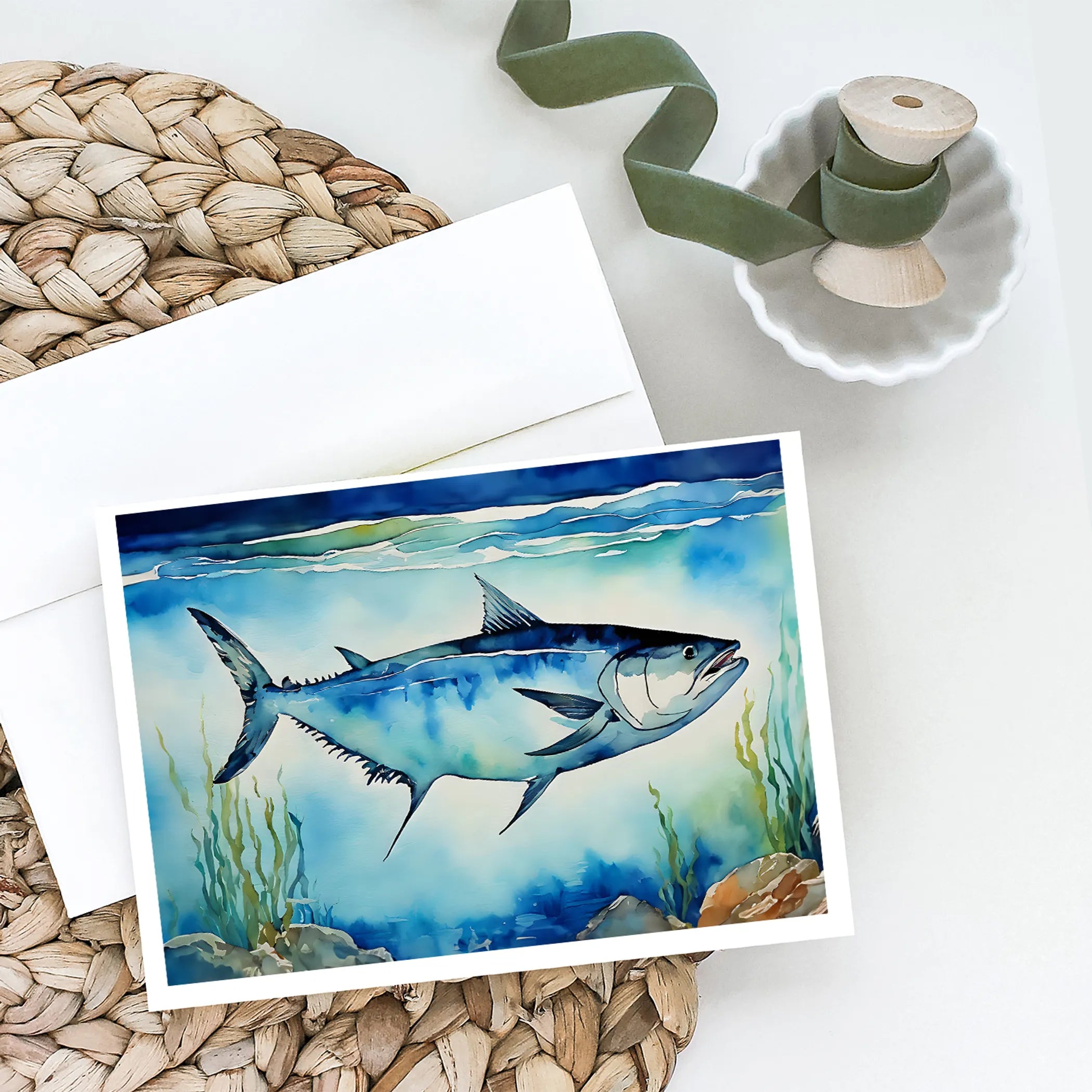 Nautical Collection Greeting Cards  - Size: 5X7 | Pack Of: 8 | Collection name: Nautical collection