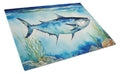 Nautical Collection Glass Cutting Board - Size: LARGE | Pack Of: 1 | Collection name: Nautical collection