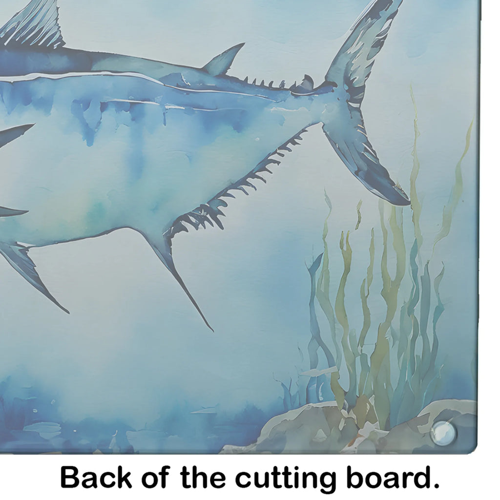 Nautical Collection Glass Cutting Board - Size: LARGE | Pack Of: 1 | Collection name: Nautical collection