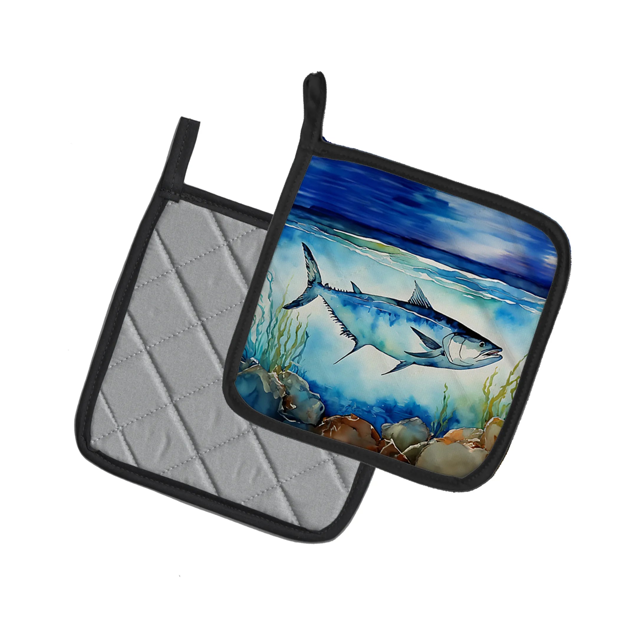 Nautical Collection Pair of Pot Holders - Size: 7.5HX7.5W | Pack Of: 1 | Collection name: Nautical collection